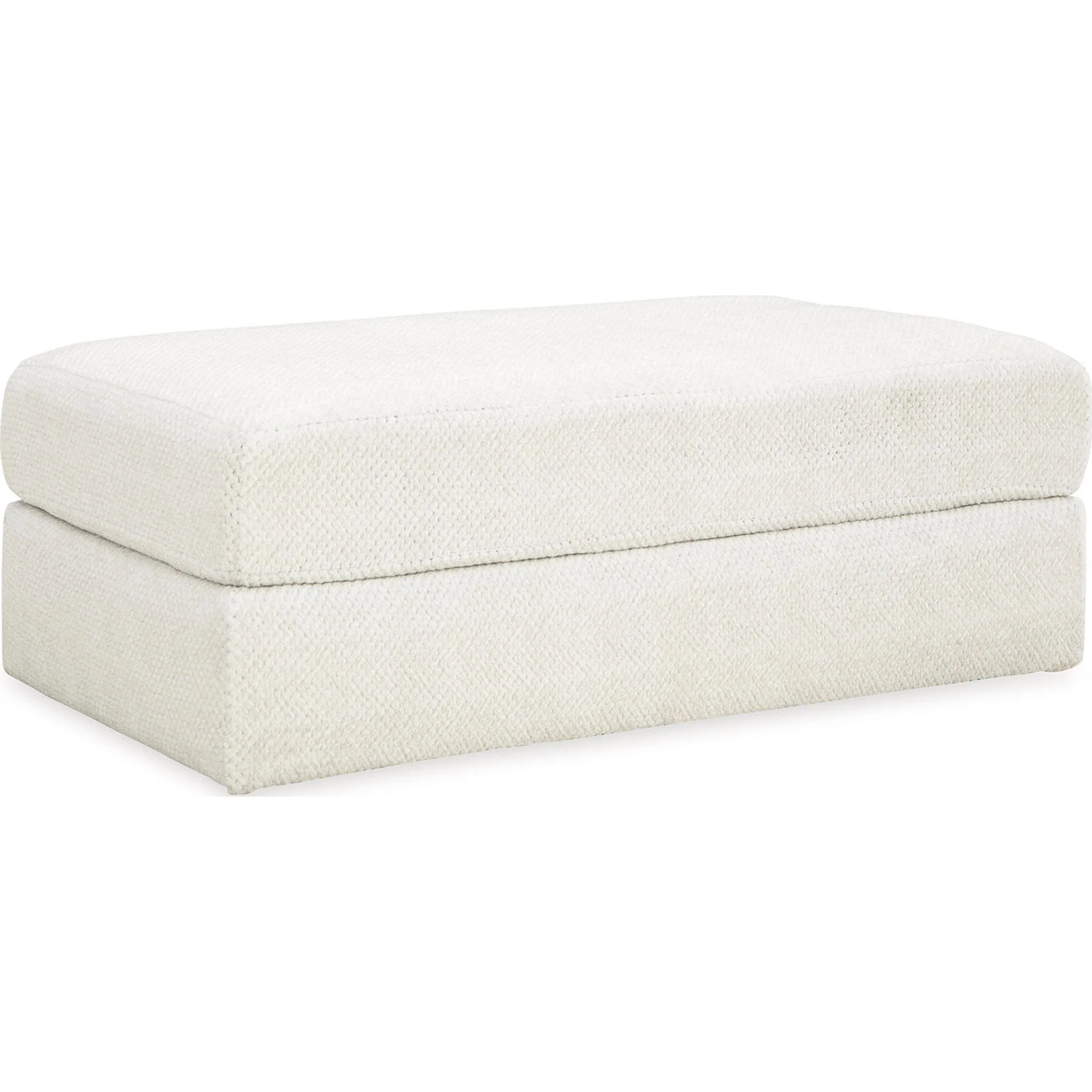 Karinne Oversized Accent Ottoman - Linen