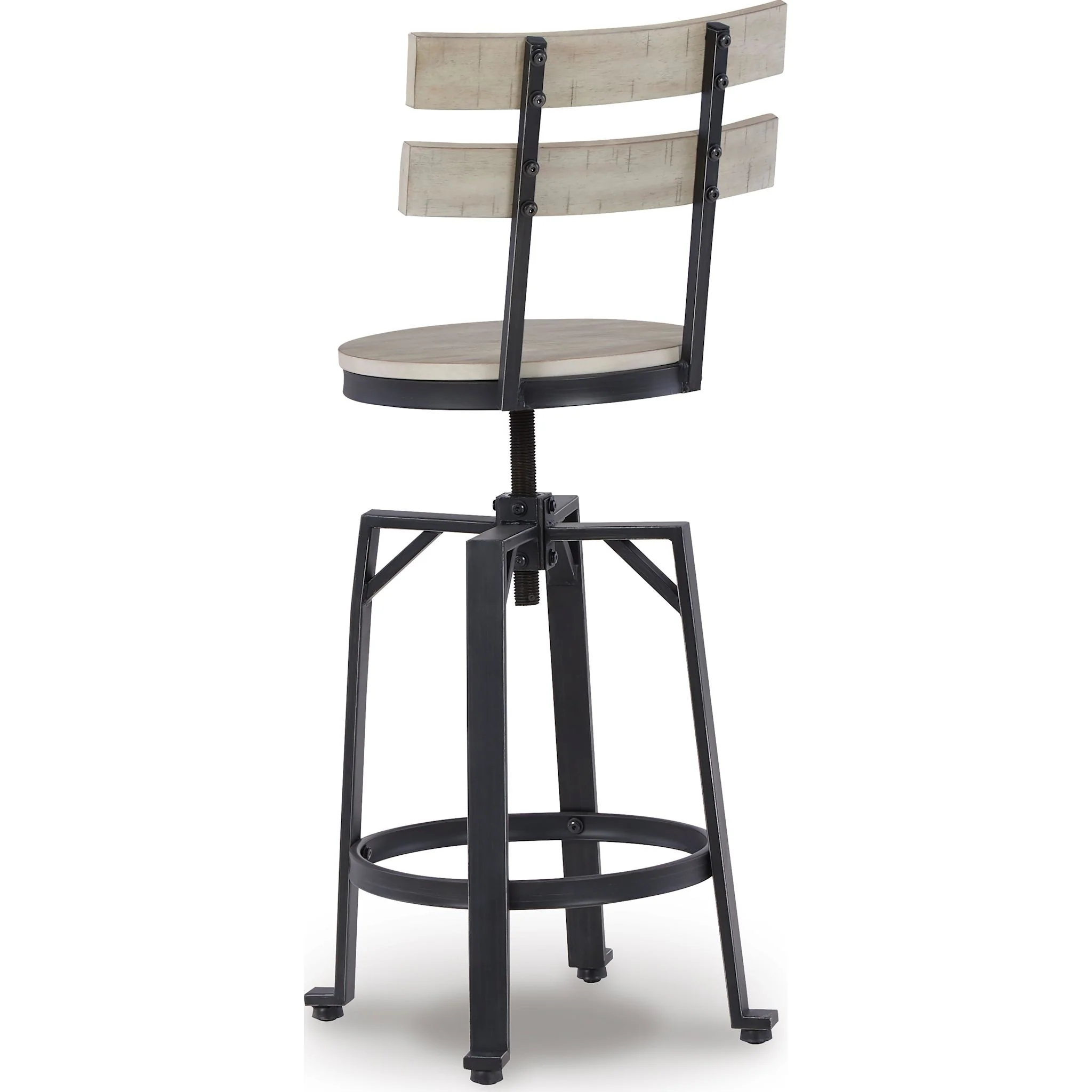Karisslyn Adjustable Height Stool - Whitewash/Black - (D336-124) - Image 4