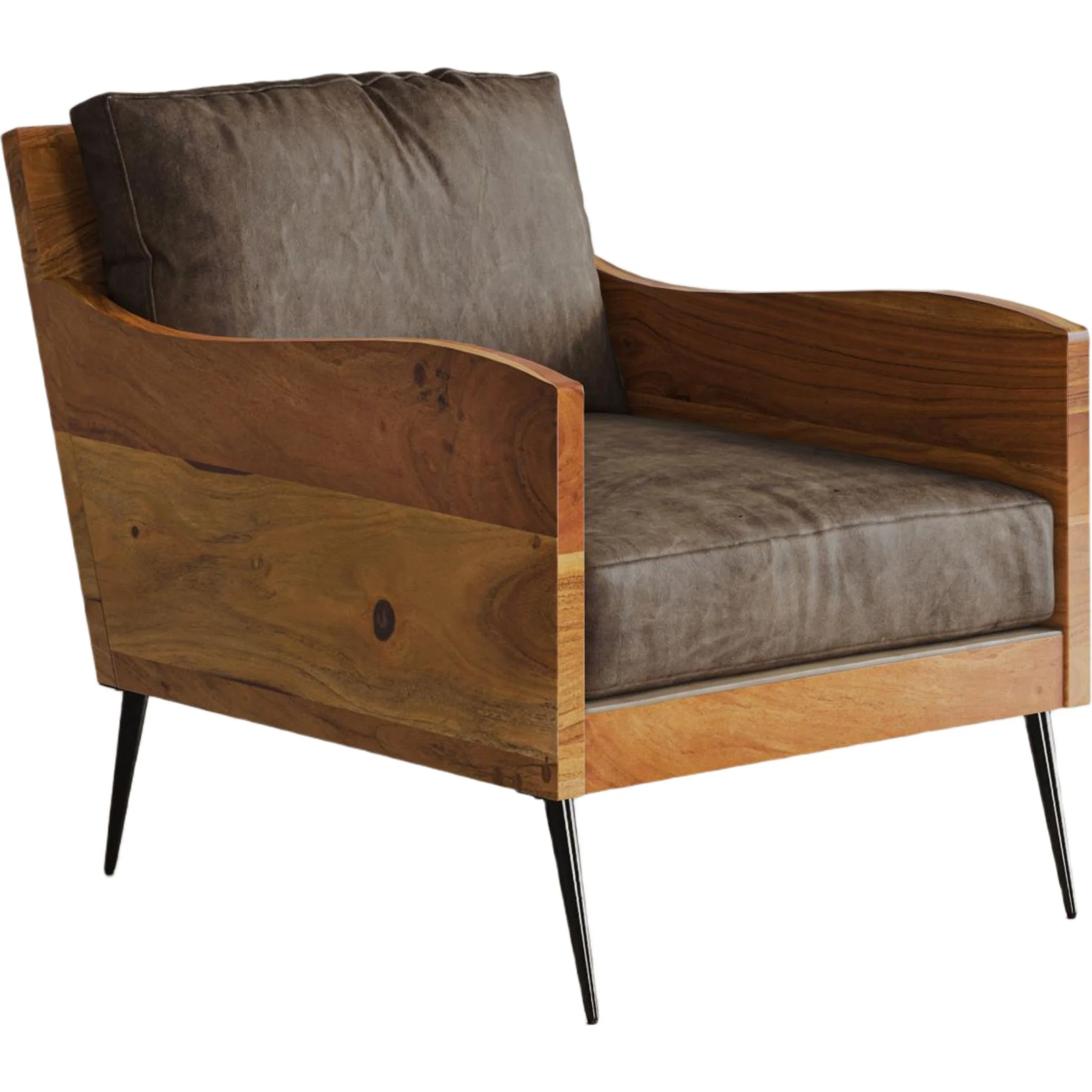 Karma Accent Chair - Bourbon - Image 12