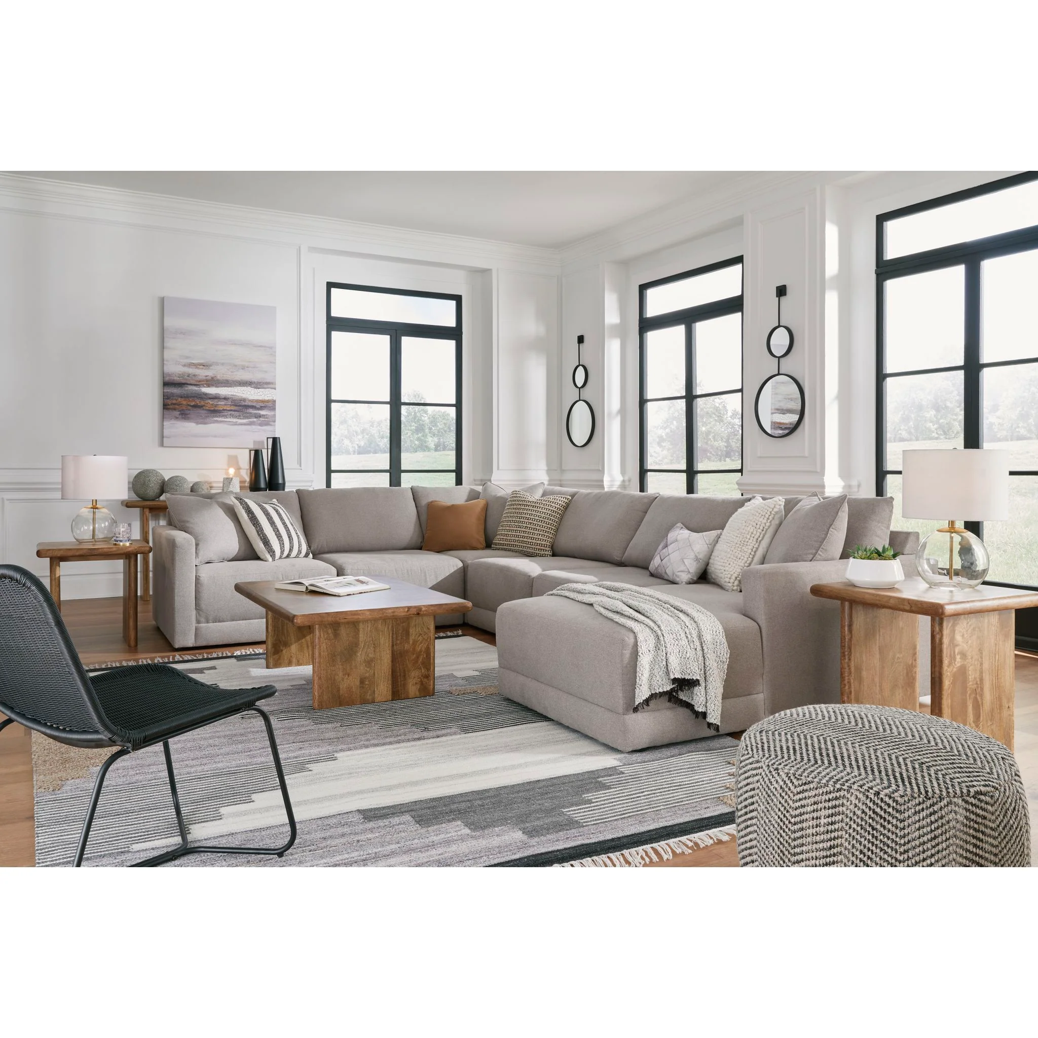 Katany 6 Piece Modular Sectional with Chaise - Image 4