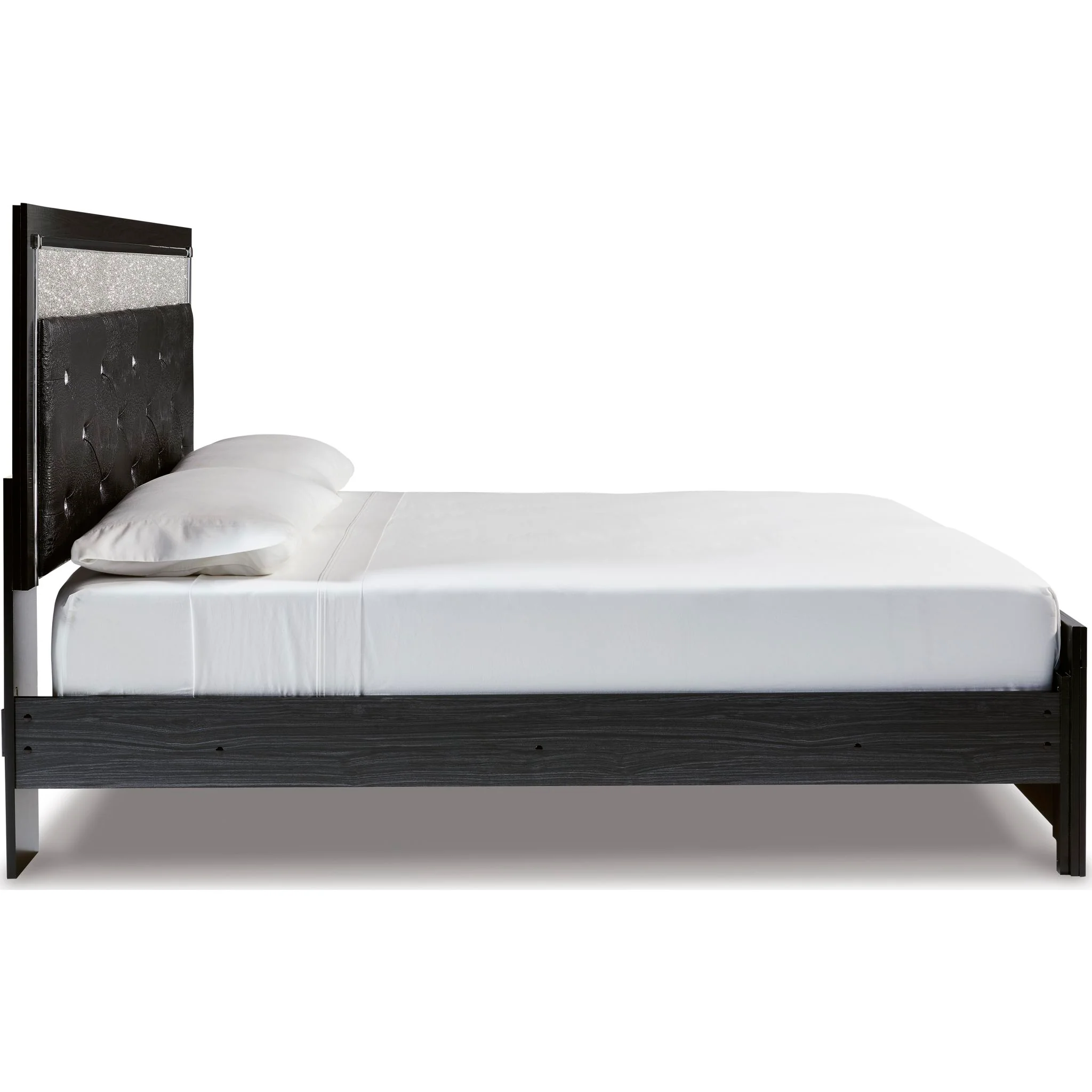 Kaydell Panel Bed - Black - Image 15