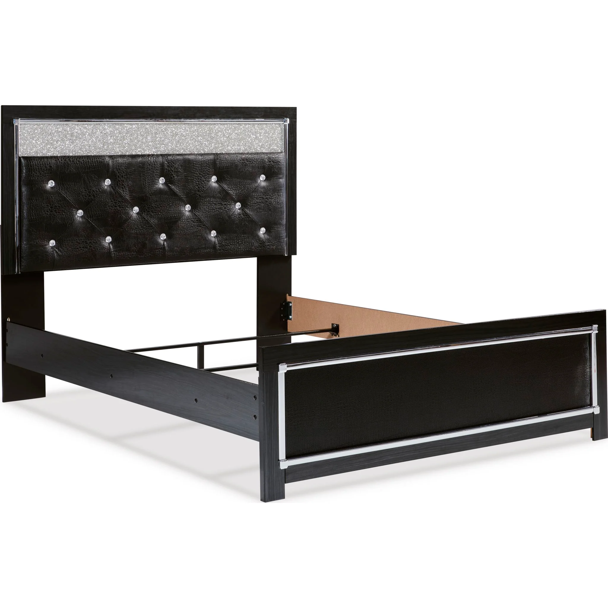 Kaydell Panel Bed - Black - Image 5
