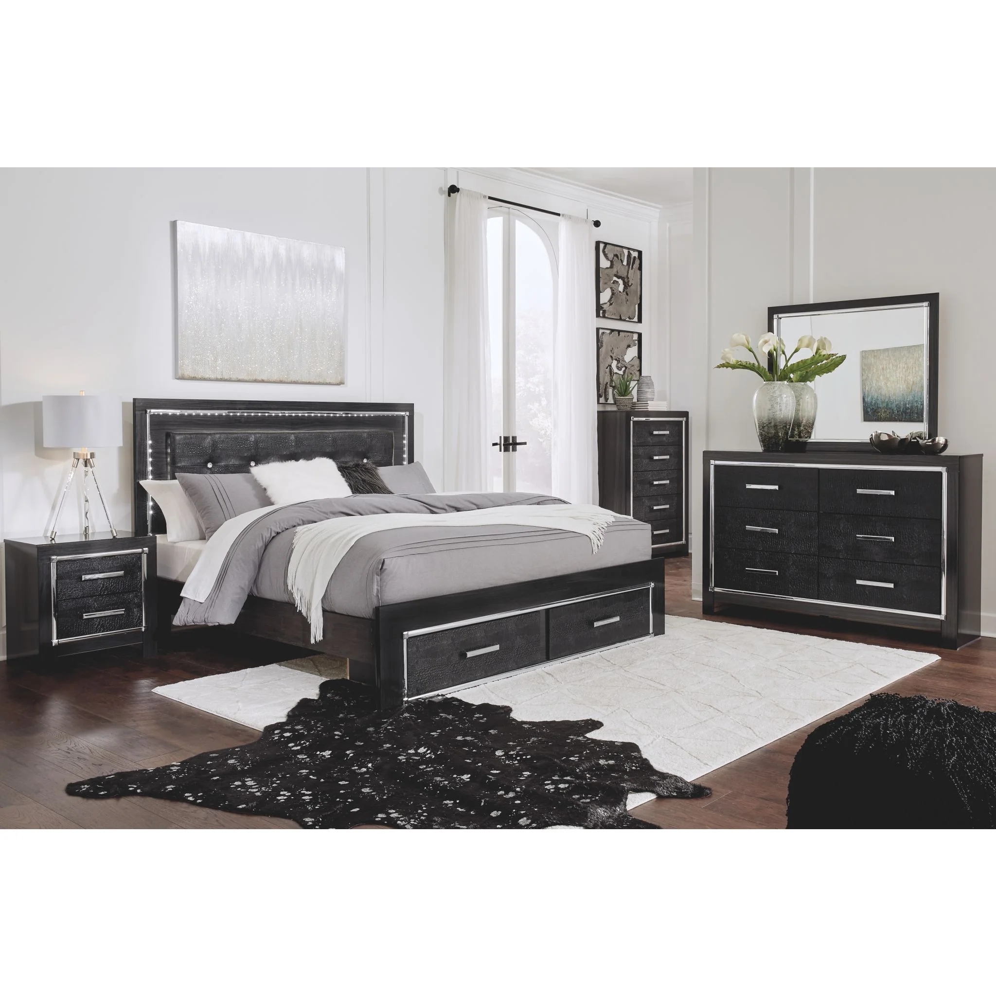 Kaydell Storage Bed - Black - Image 19