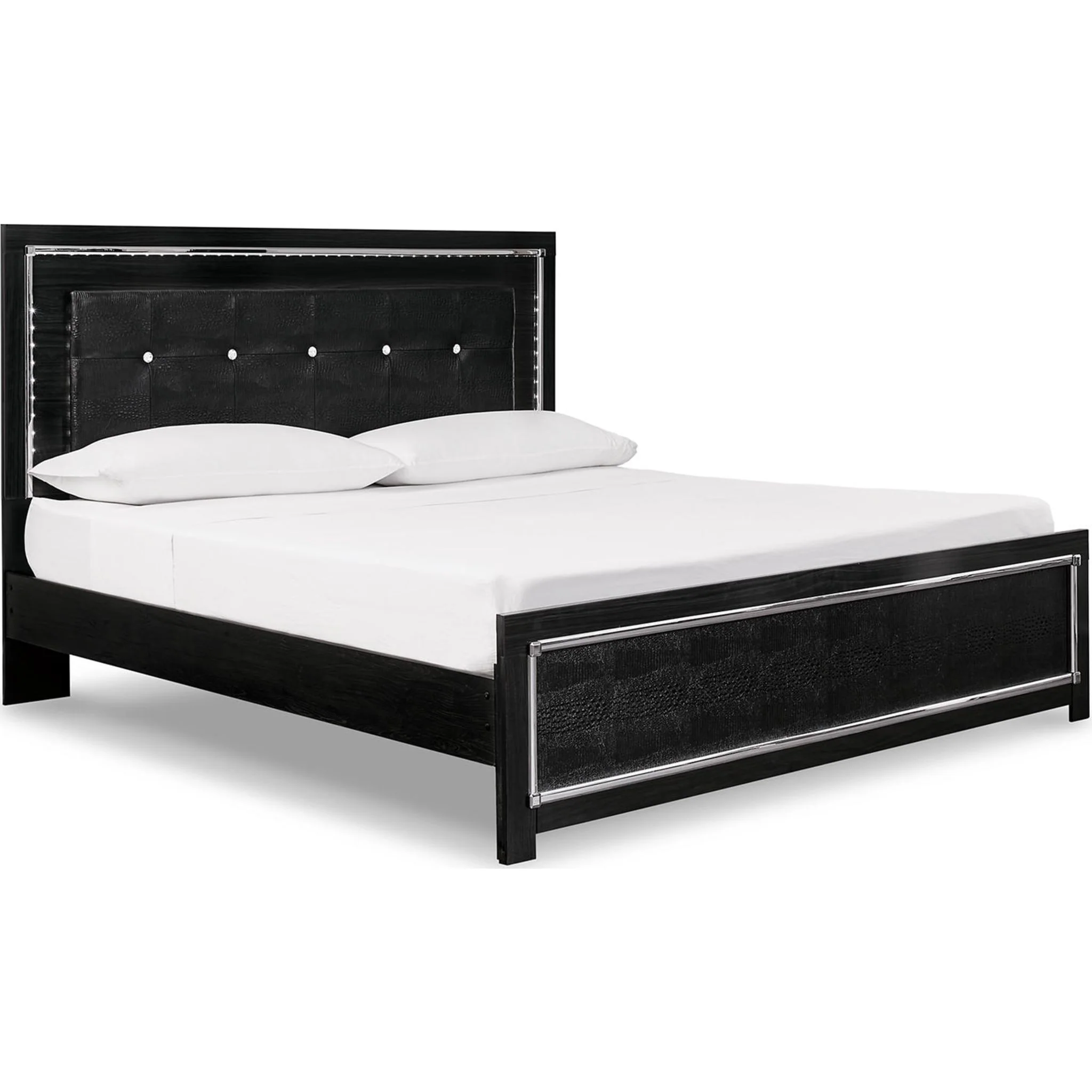 Kaydell 6 Piece Platform Bedroom - Black - Image 11