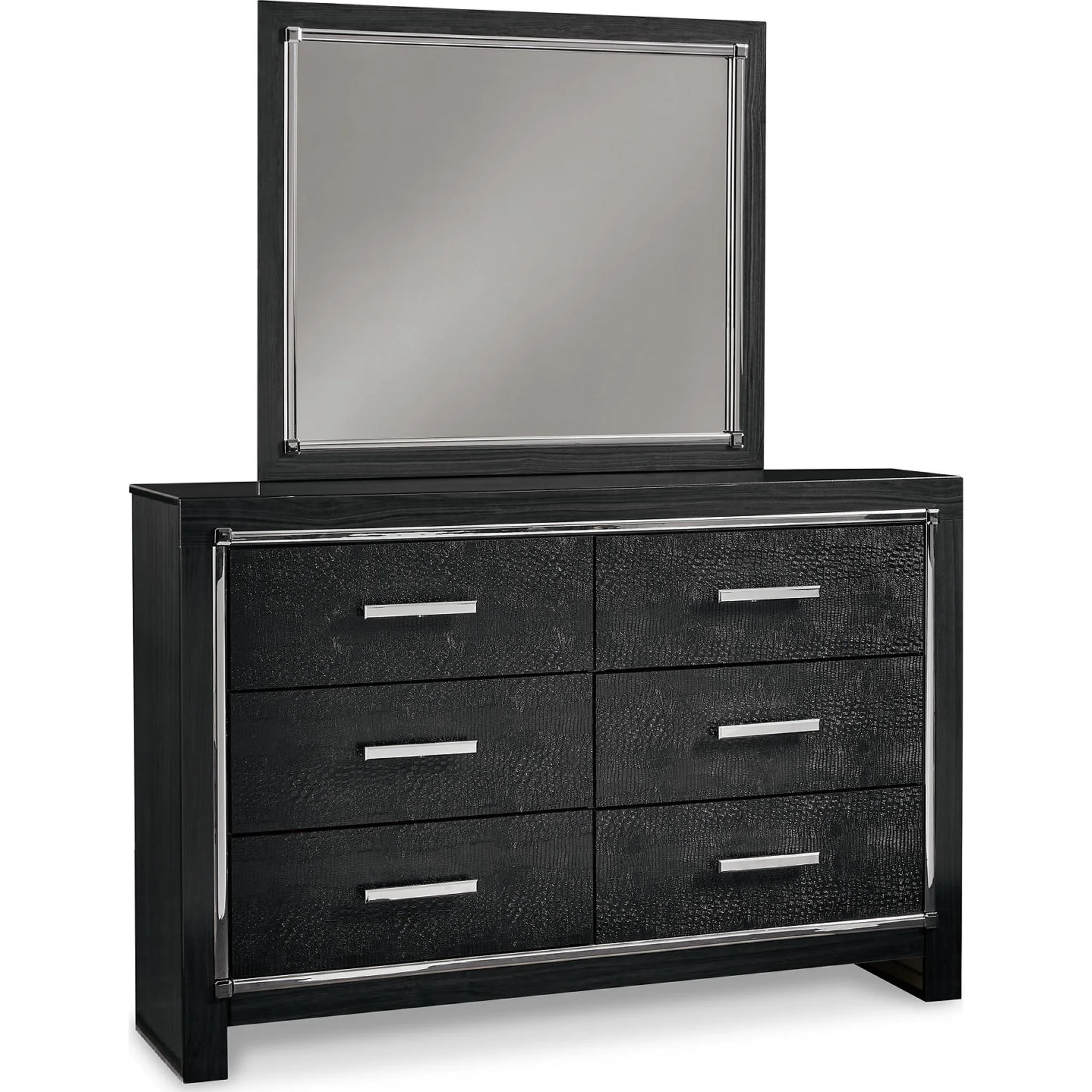 Kaydell 6 Piece Platform Bedroom - Black - Image 3