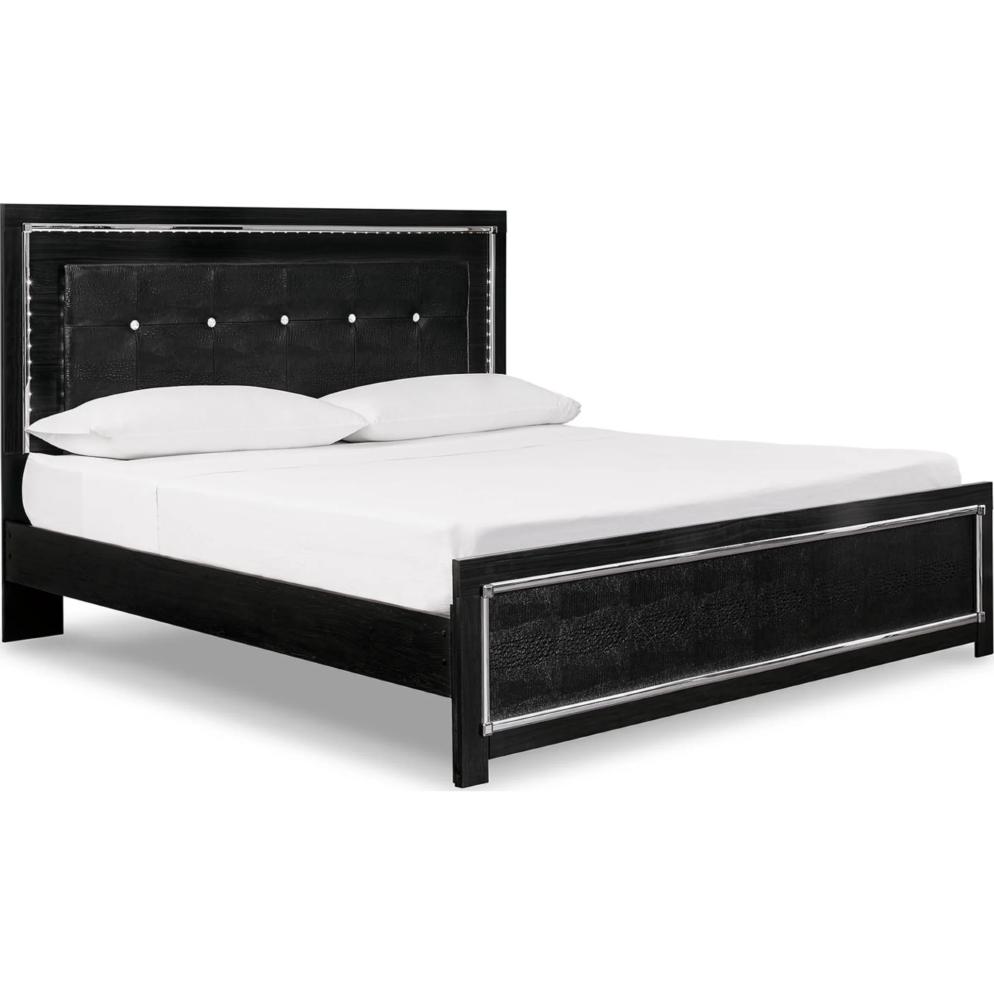 Kaydell 6 Piece Platform Bedroom - Black - Image 8
