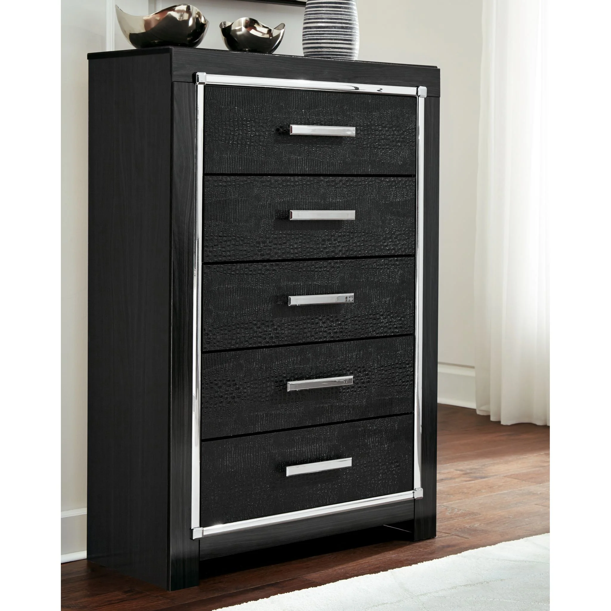 Kaydell Chest - Black - Image 2