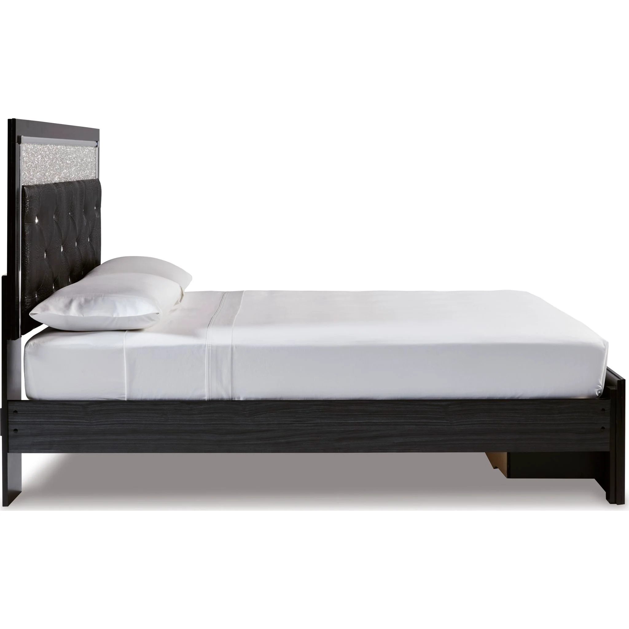 Kaydell Platform Storage Bed - Black - Image 4