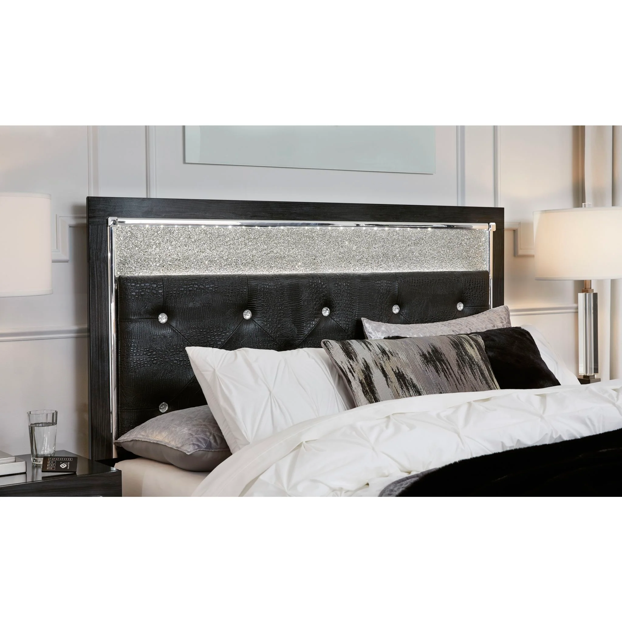 Kaydell Platform Storage Bed - Black - Image 8