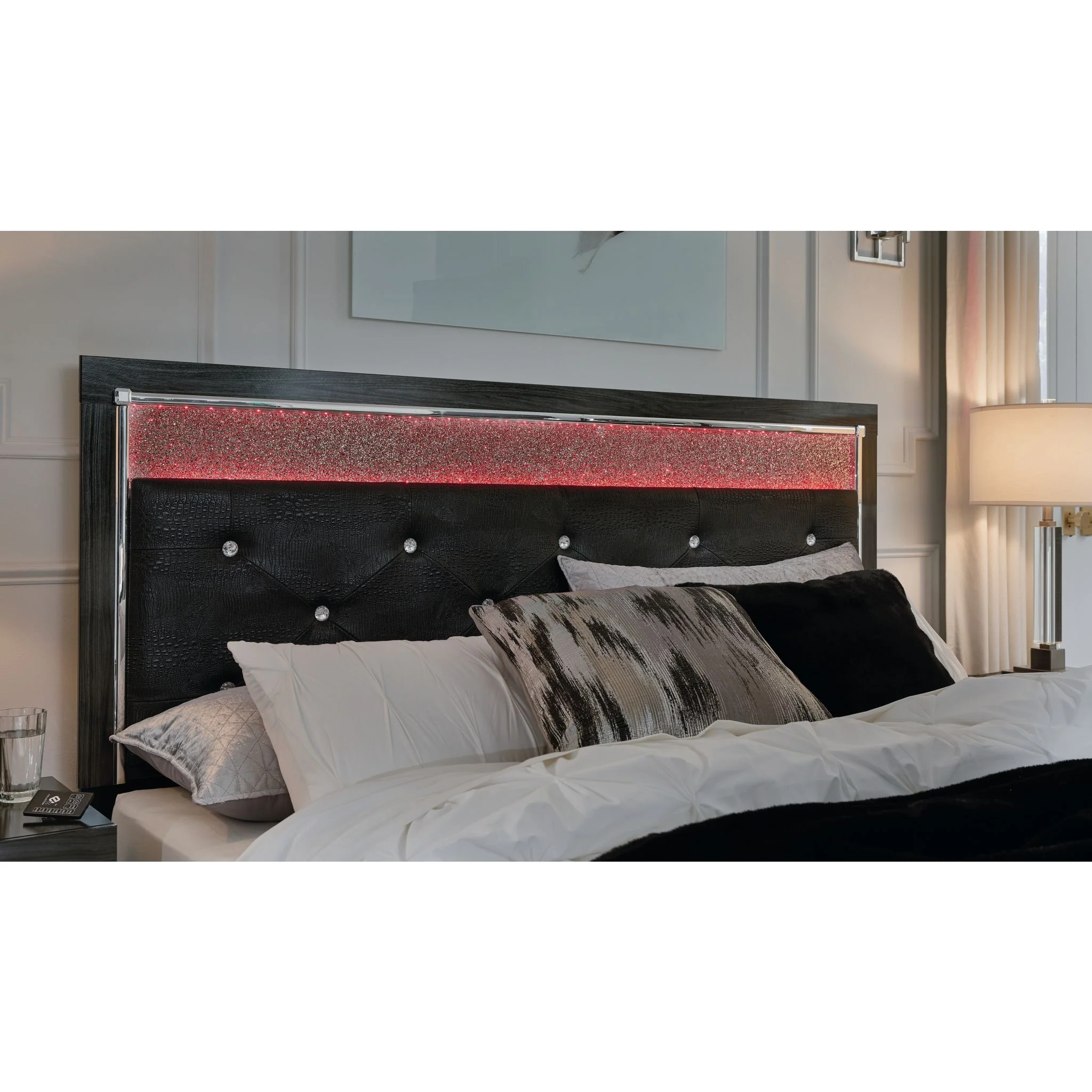 Kaydell Upholstered Headboard - Black - Image 75
