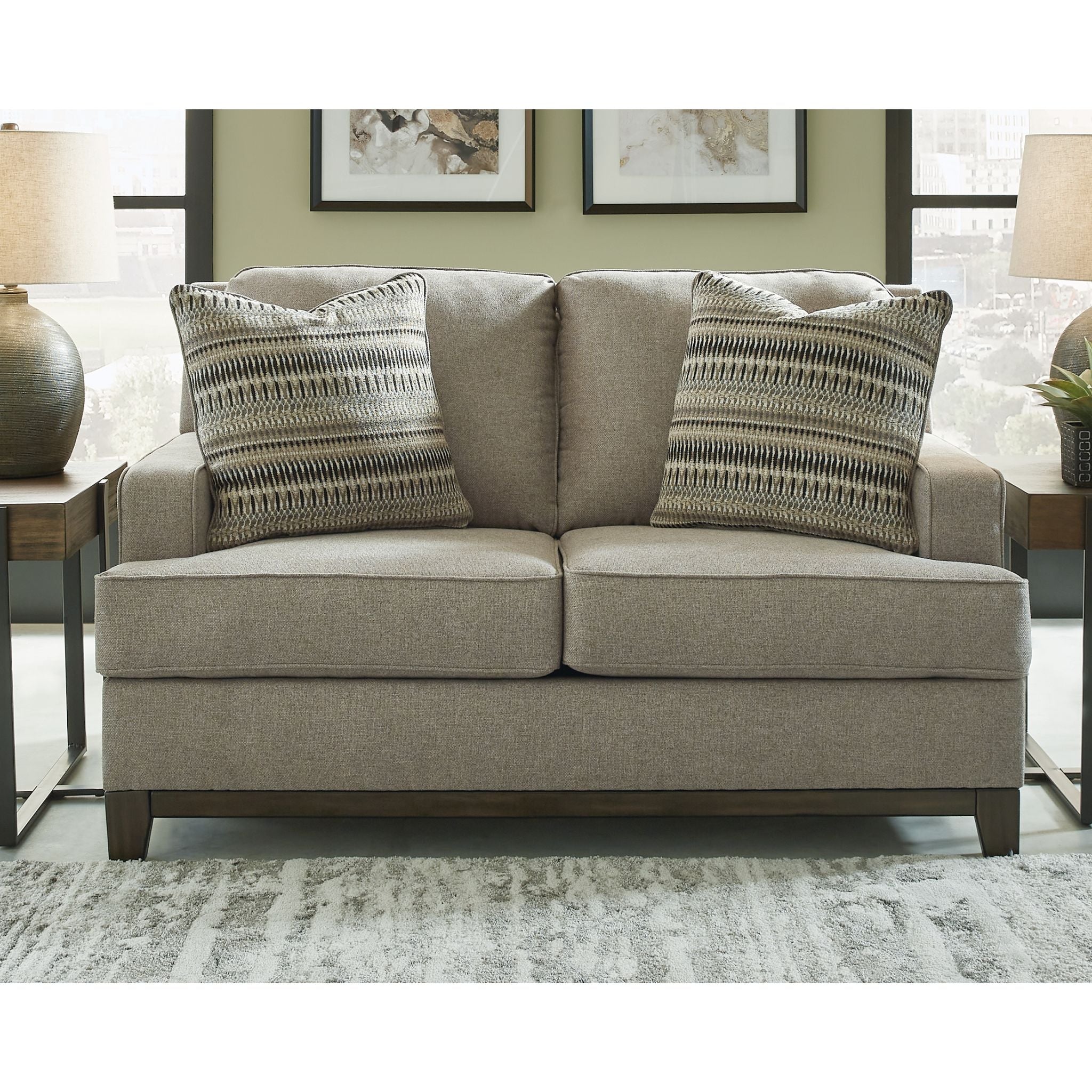 Kaywood Loveseat - Granite - Image 2