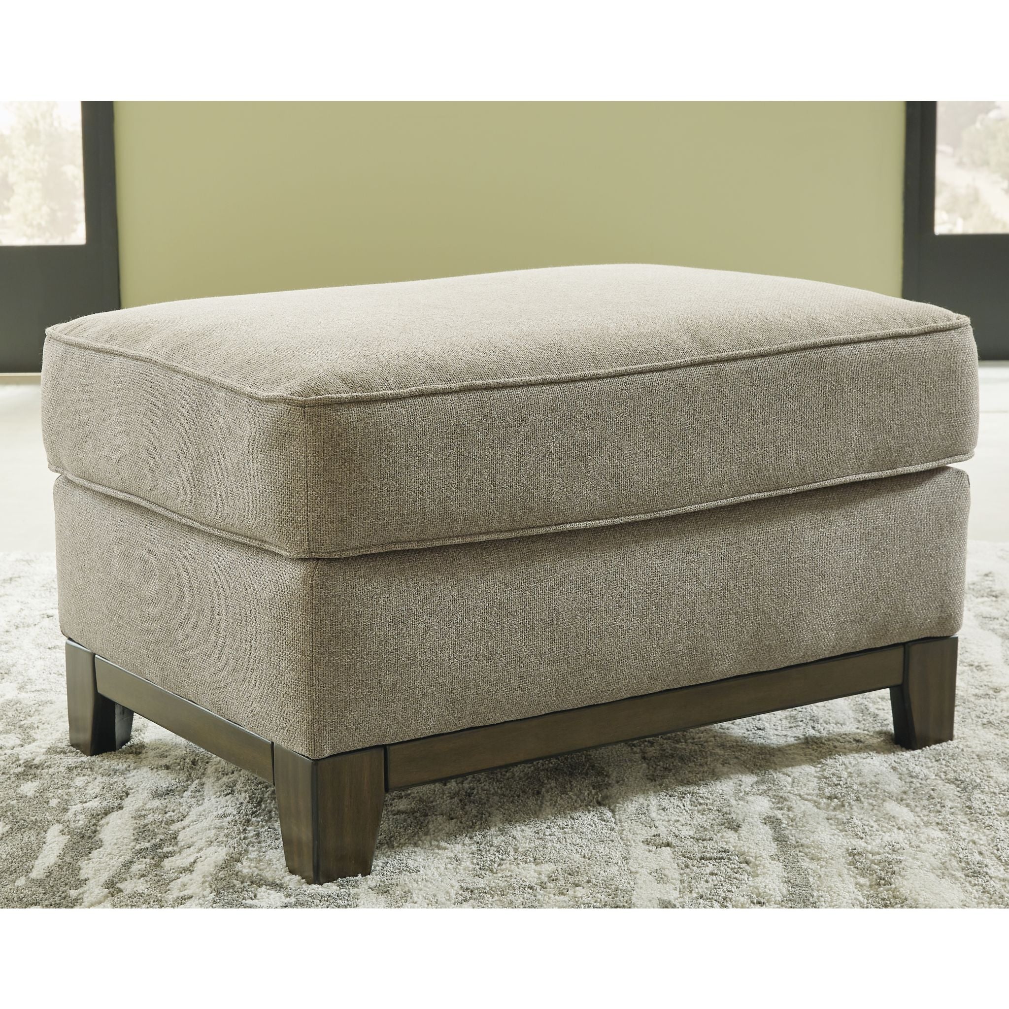 Kaywood Ottoman - Granite - Image 2
