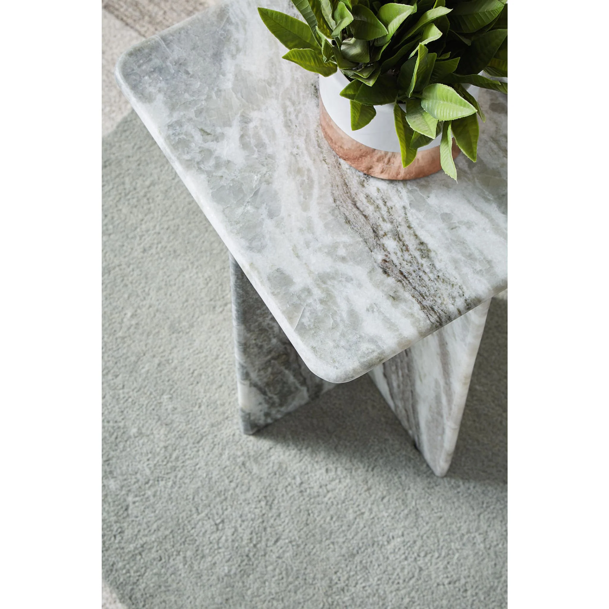 Keithwell Accent Table - Gray - Image 9