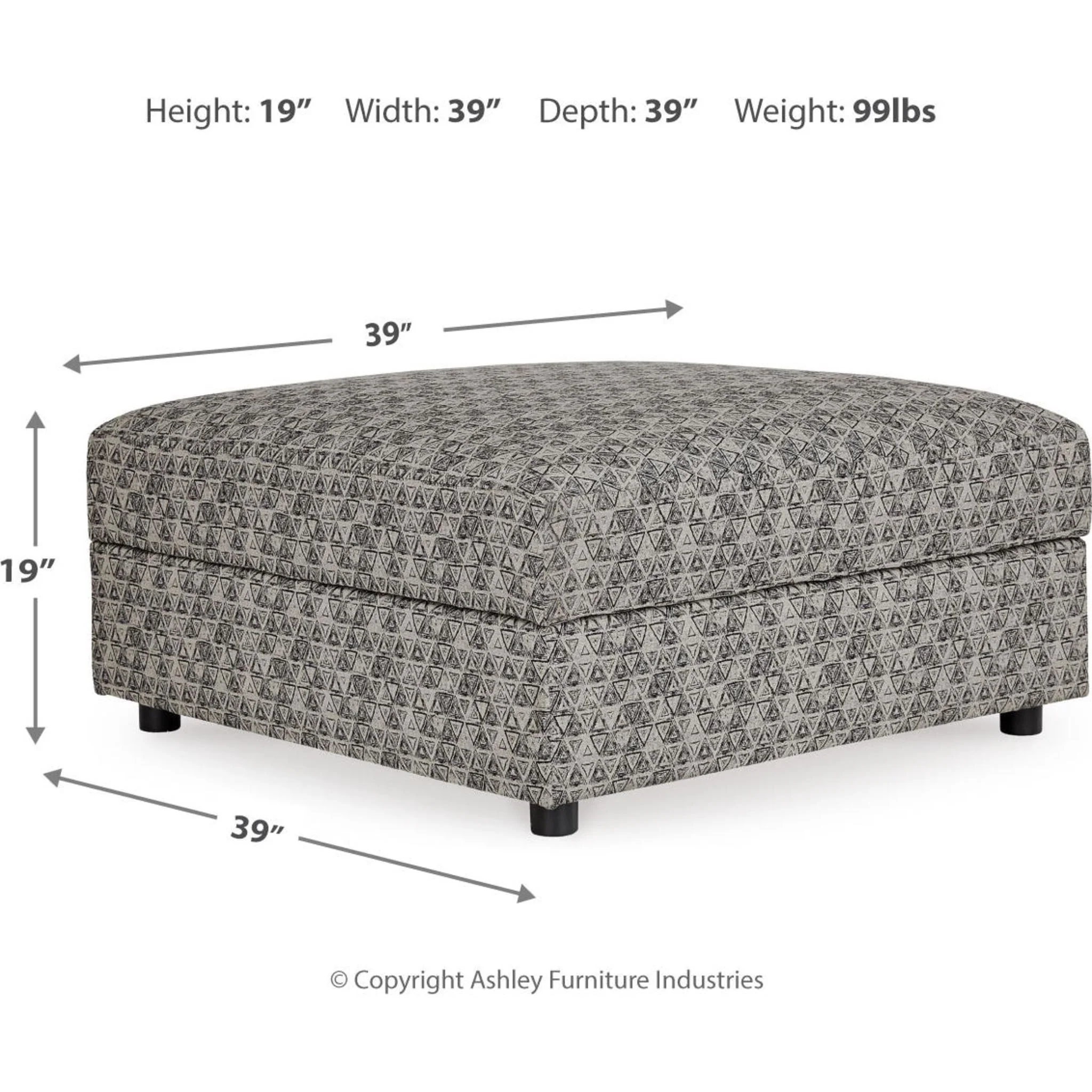 Kellway Storage Ottoman - Bisque - Image 11