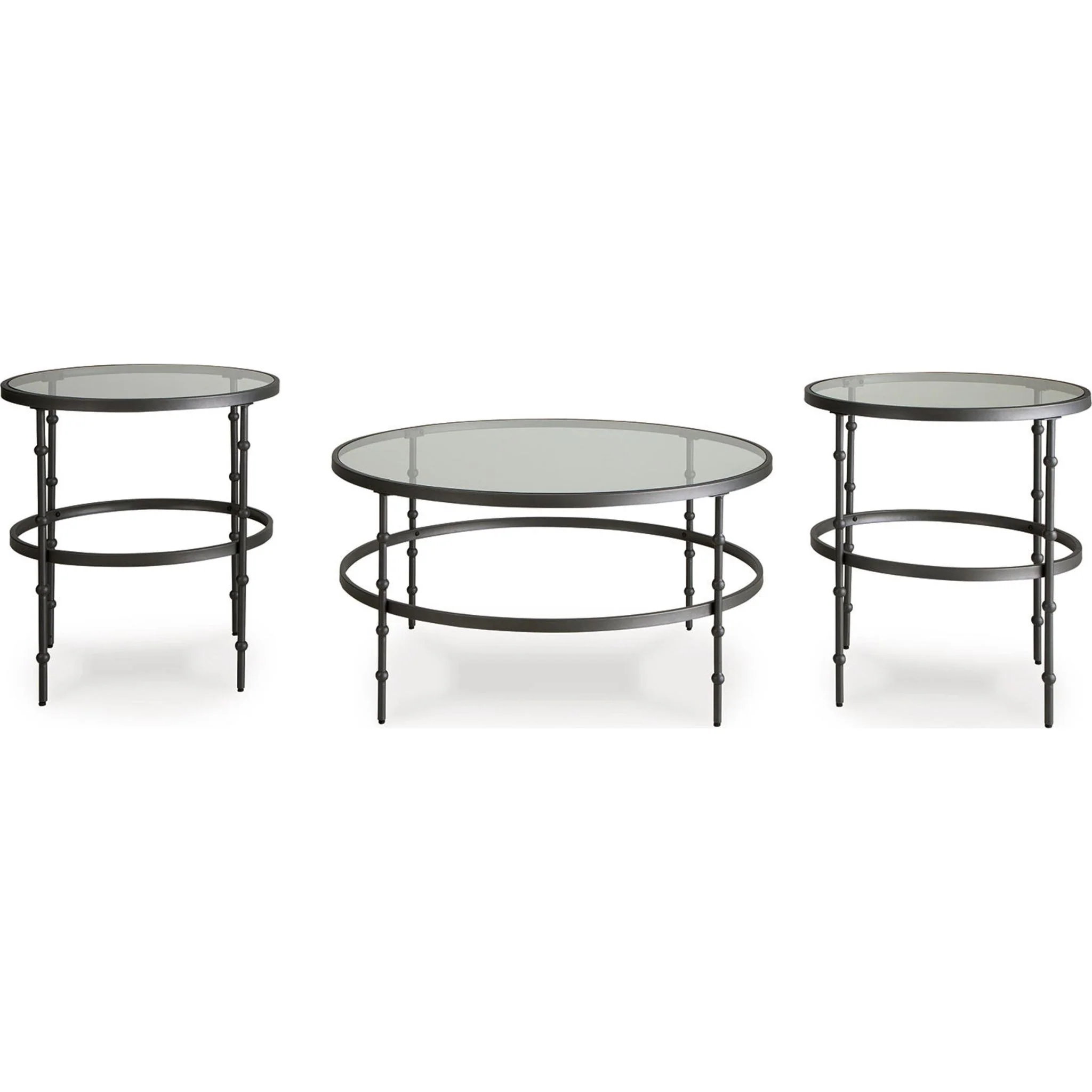 Kellyco 3 Pack Tables - Gunmetal - Image 8