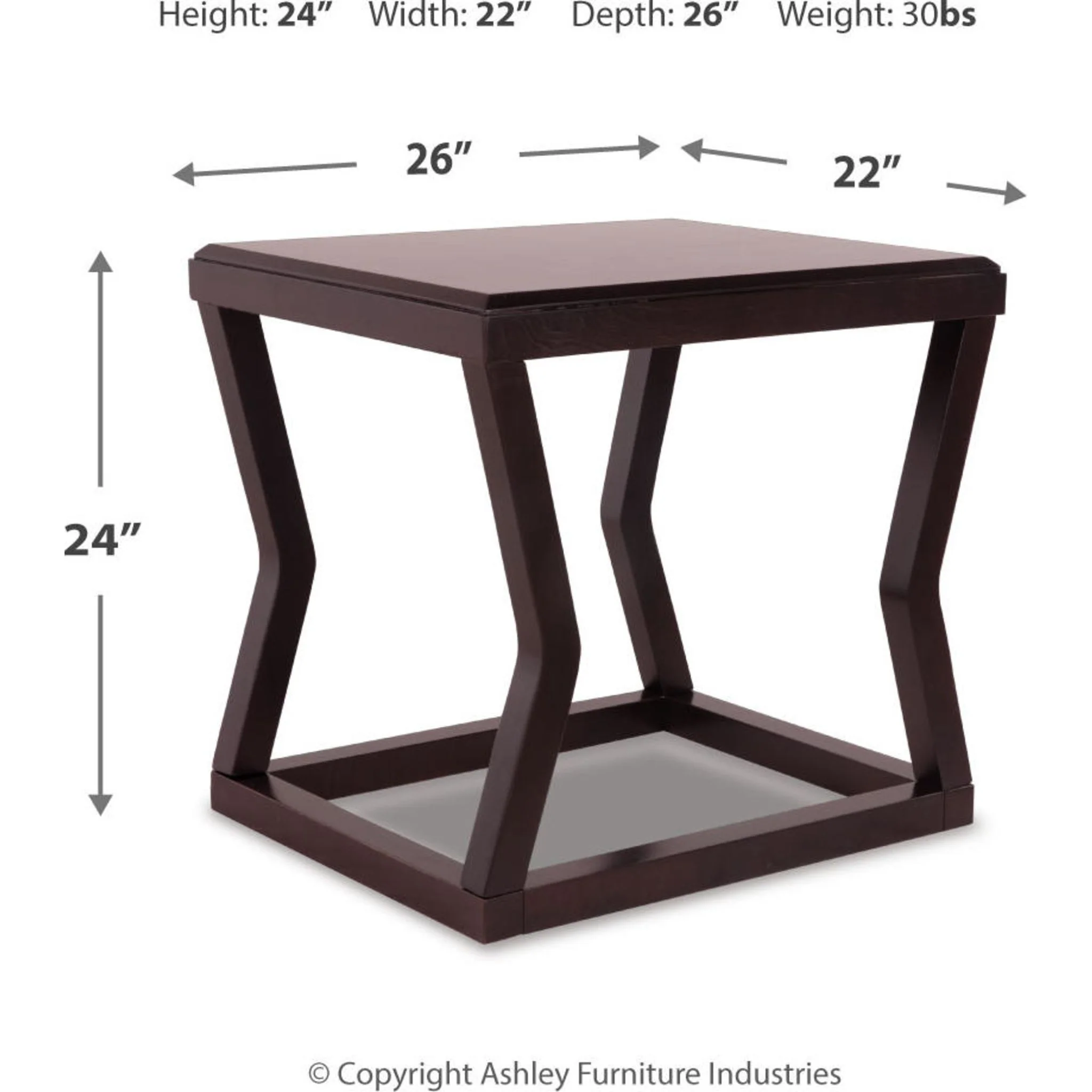 Kelton End Table - Espresso - Image 23