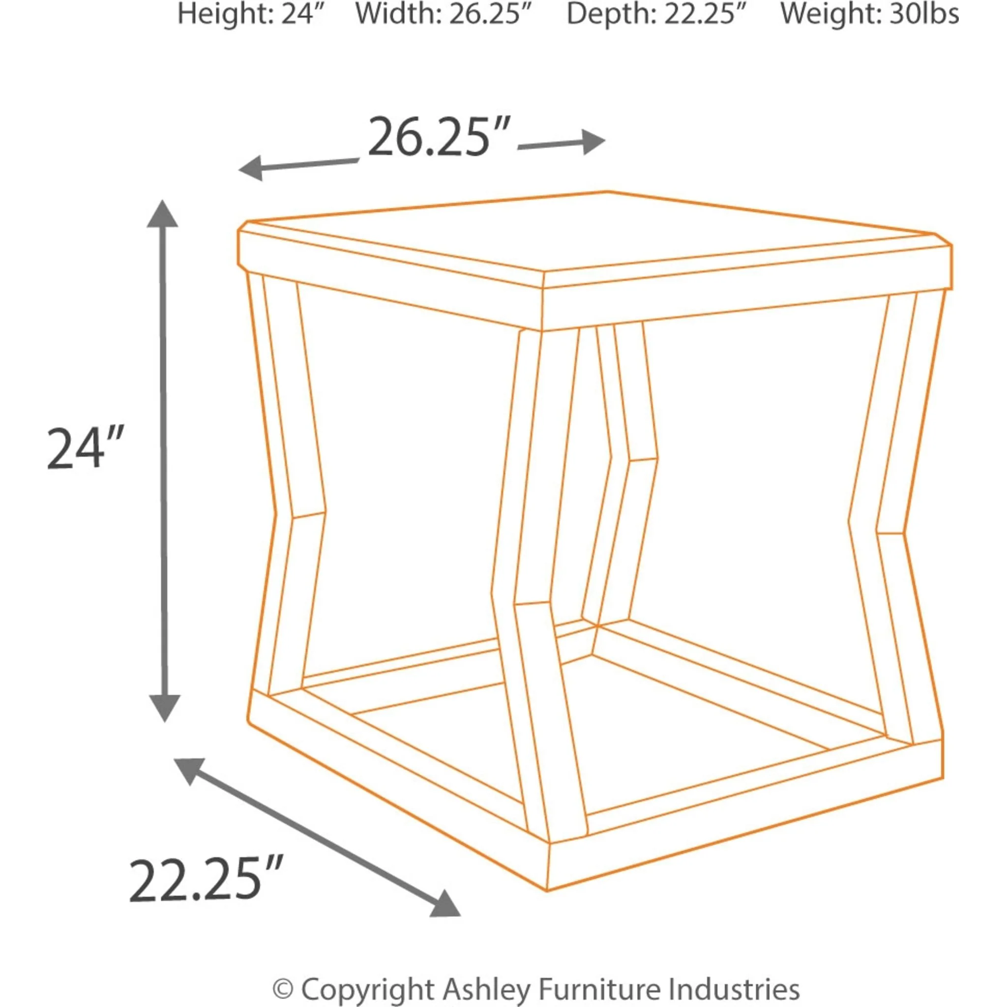 Kelton End Table - Espresso - Image 9