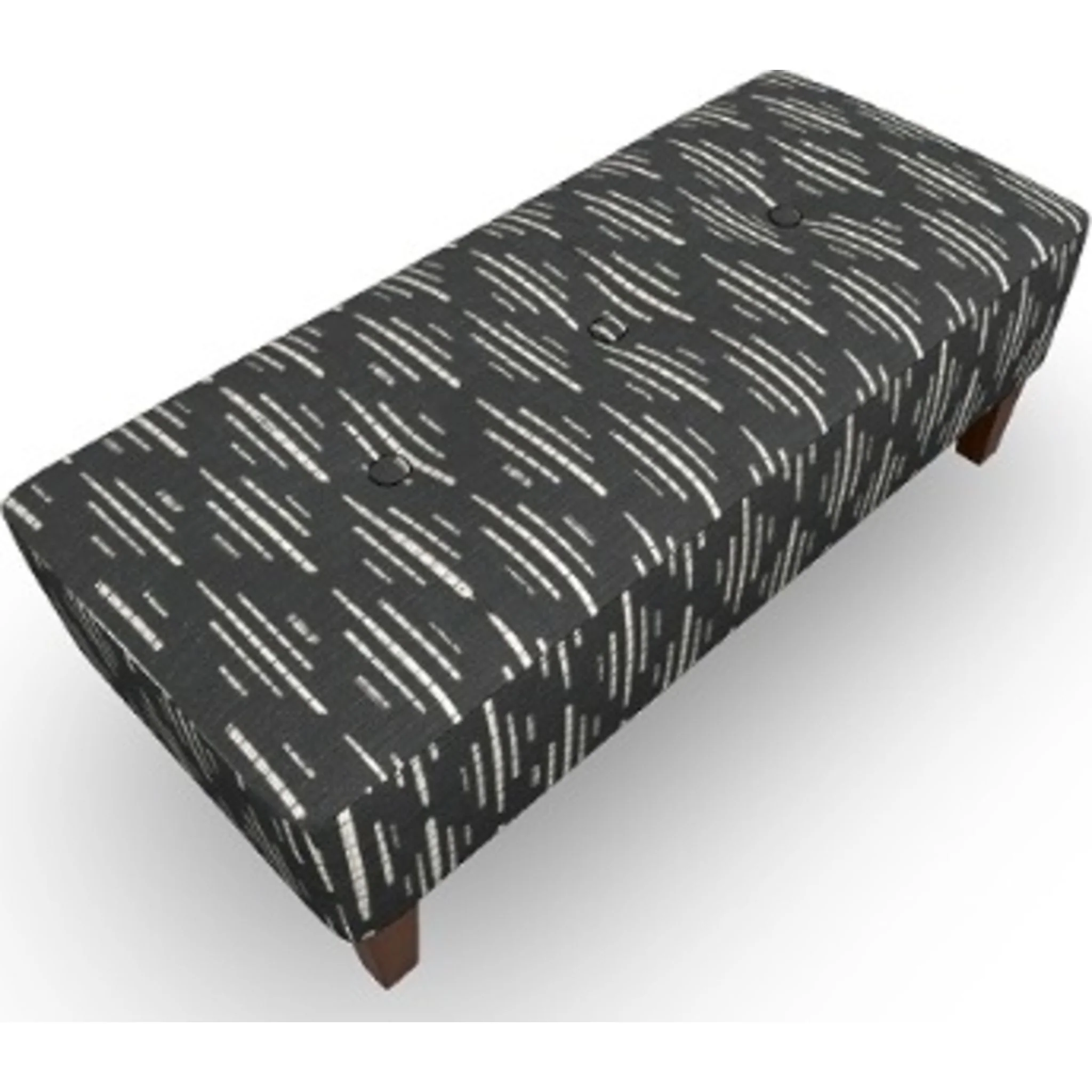 Kenai Bench with Two Pillows - Midnight - Image 3