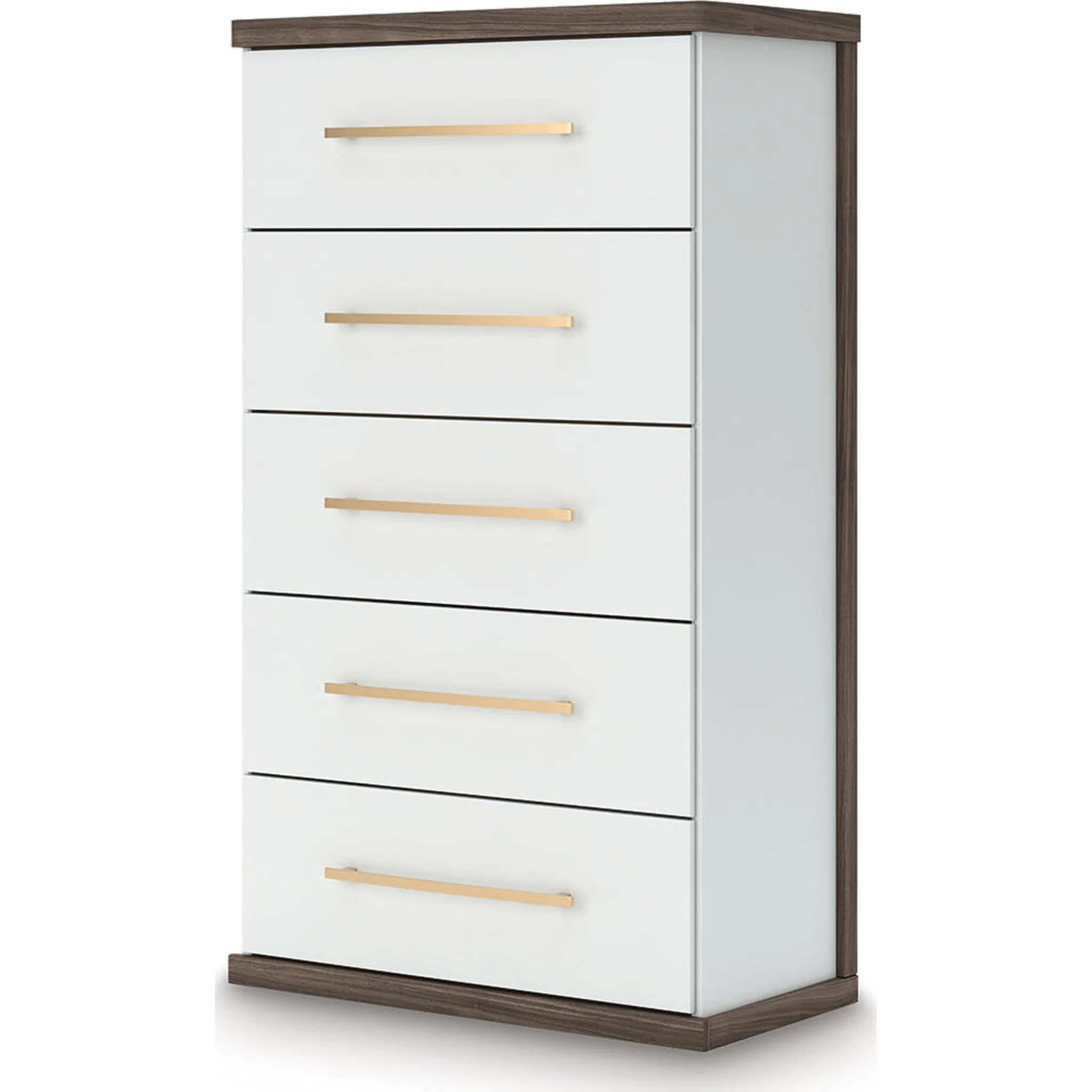 Kendanport Chest - White/Brown