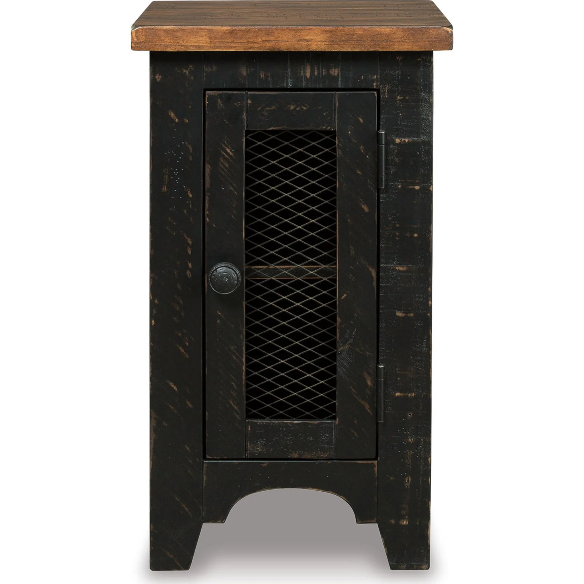 Kendell Chair Side End Table - Black/Brown - Image 10