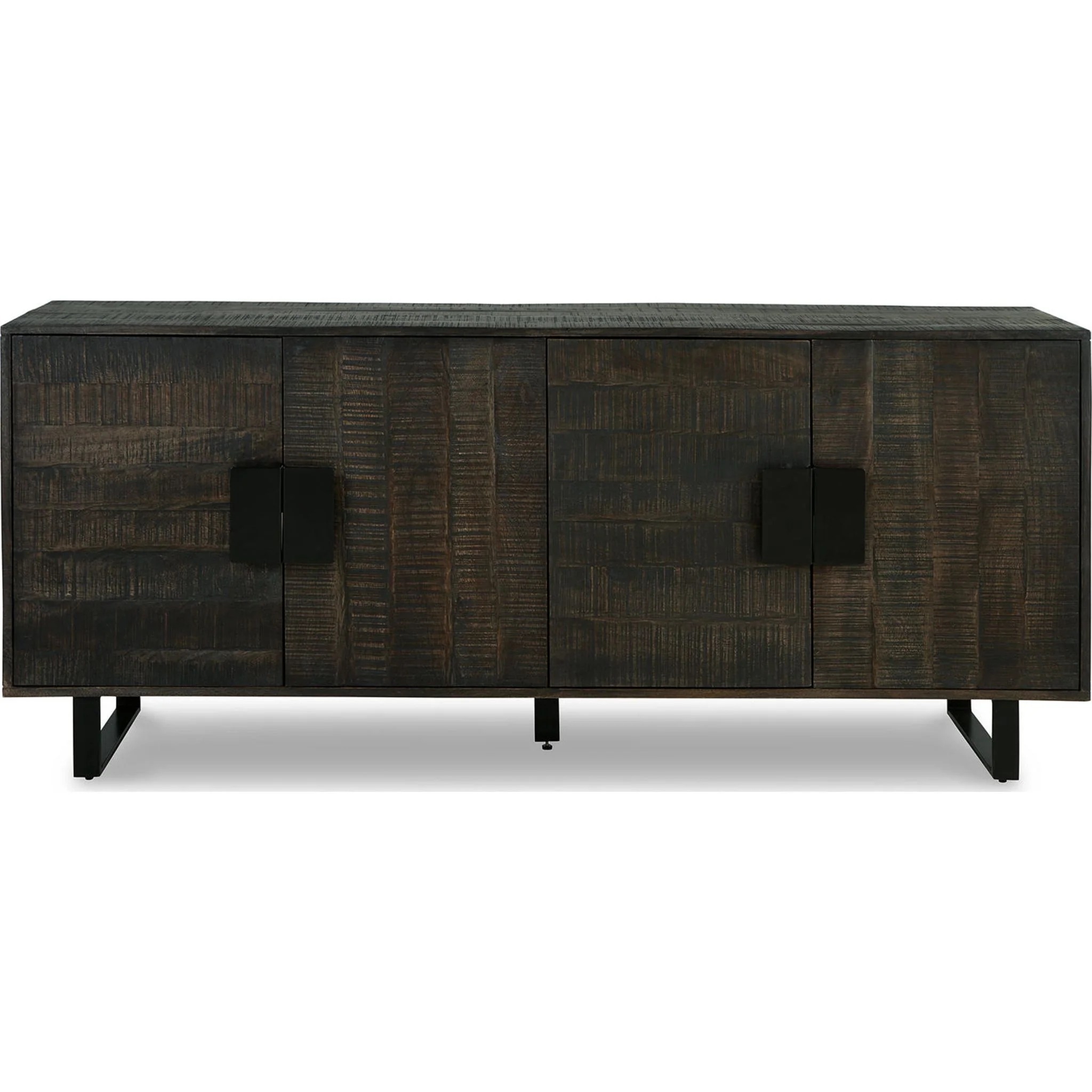 Kevmart Accent Cabinet - Grayish Brown/Black - Image 10