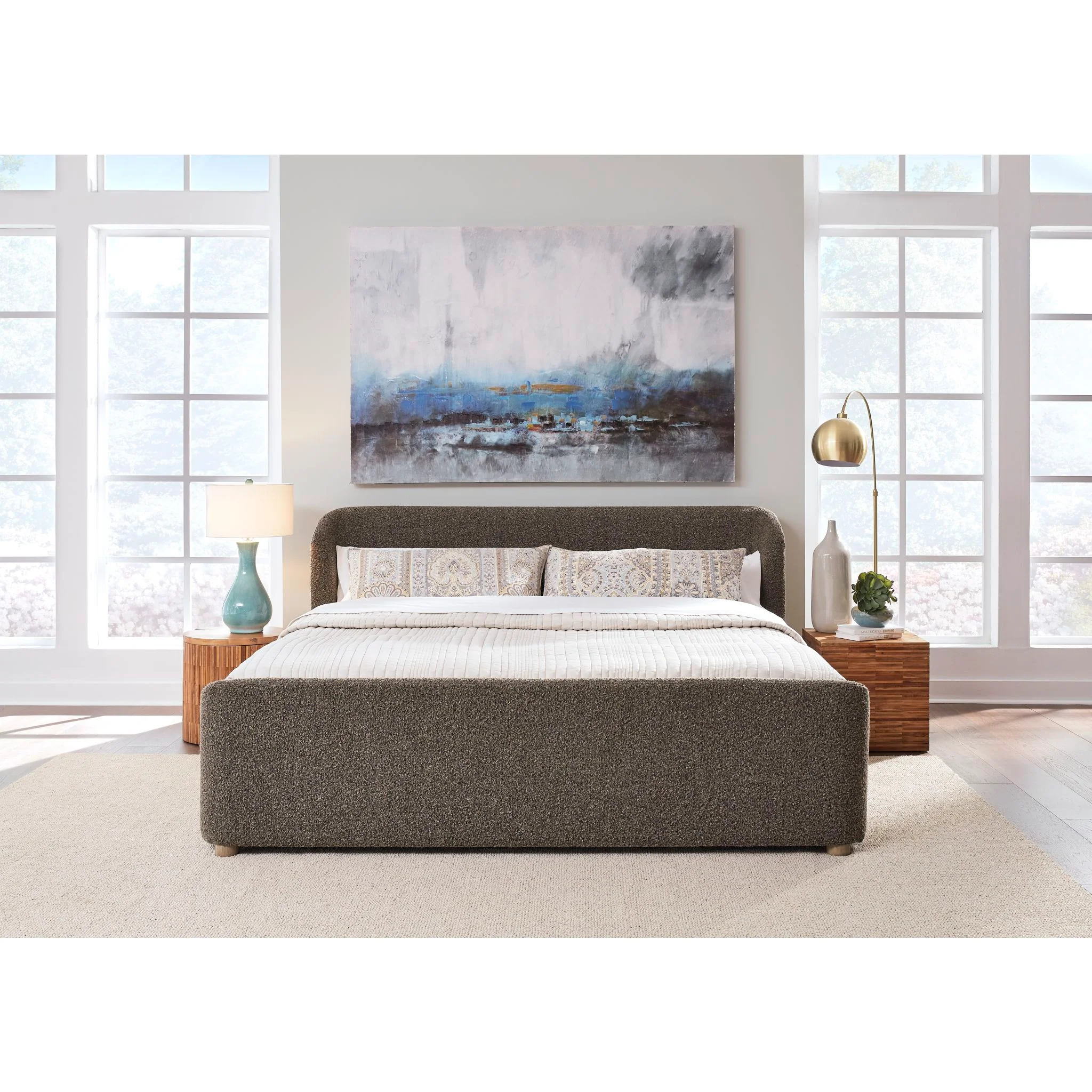 Kiki Full Upholstered Bed - Pumpernickel - Image 2