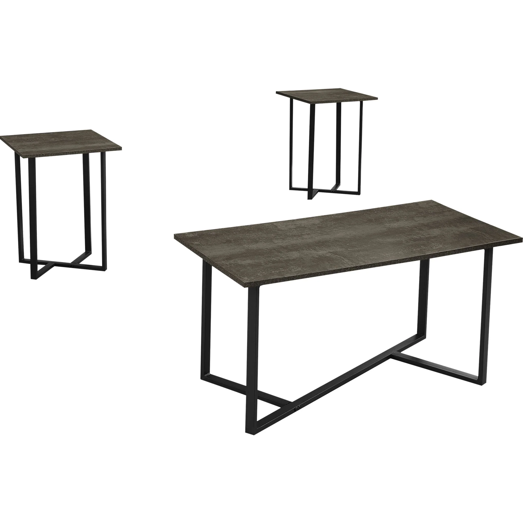Kim 3 Pack Tables - Dark Bronze