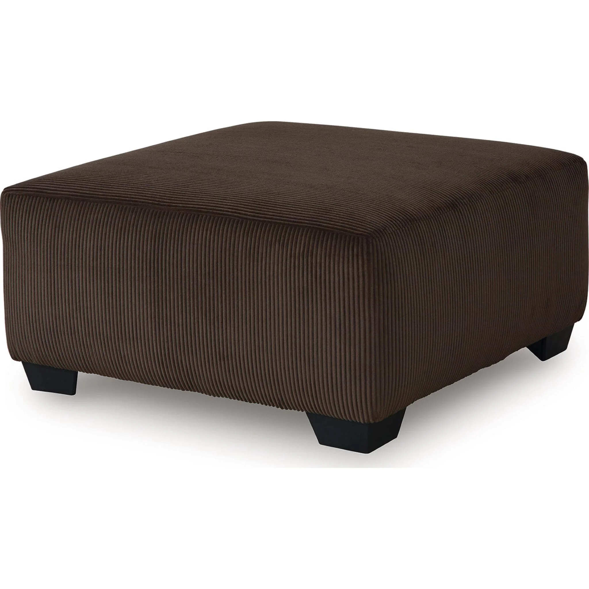 Kimlee Oversized Accent Ottoman - Chocolate