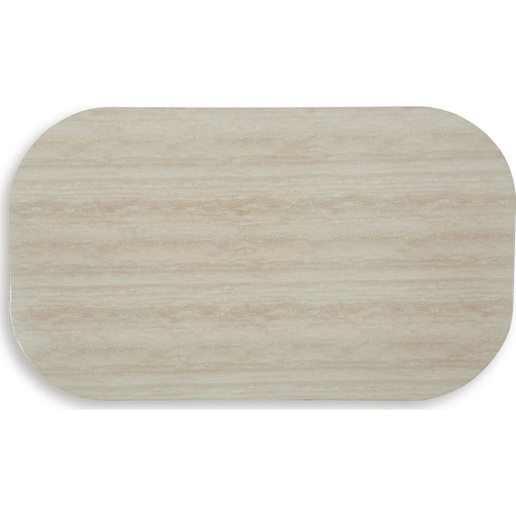 Kimora Outdoor Coffee Table - Beige/Dark Brown - Image 5