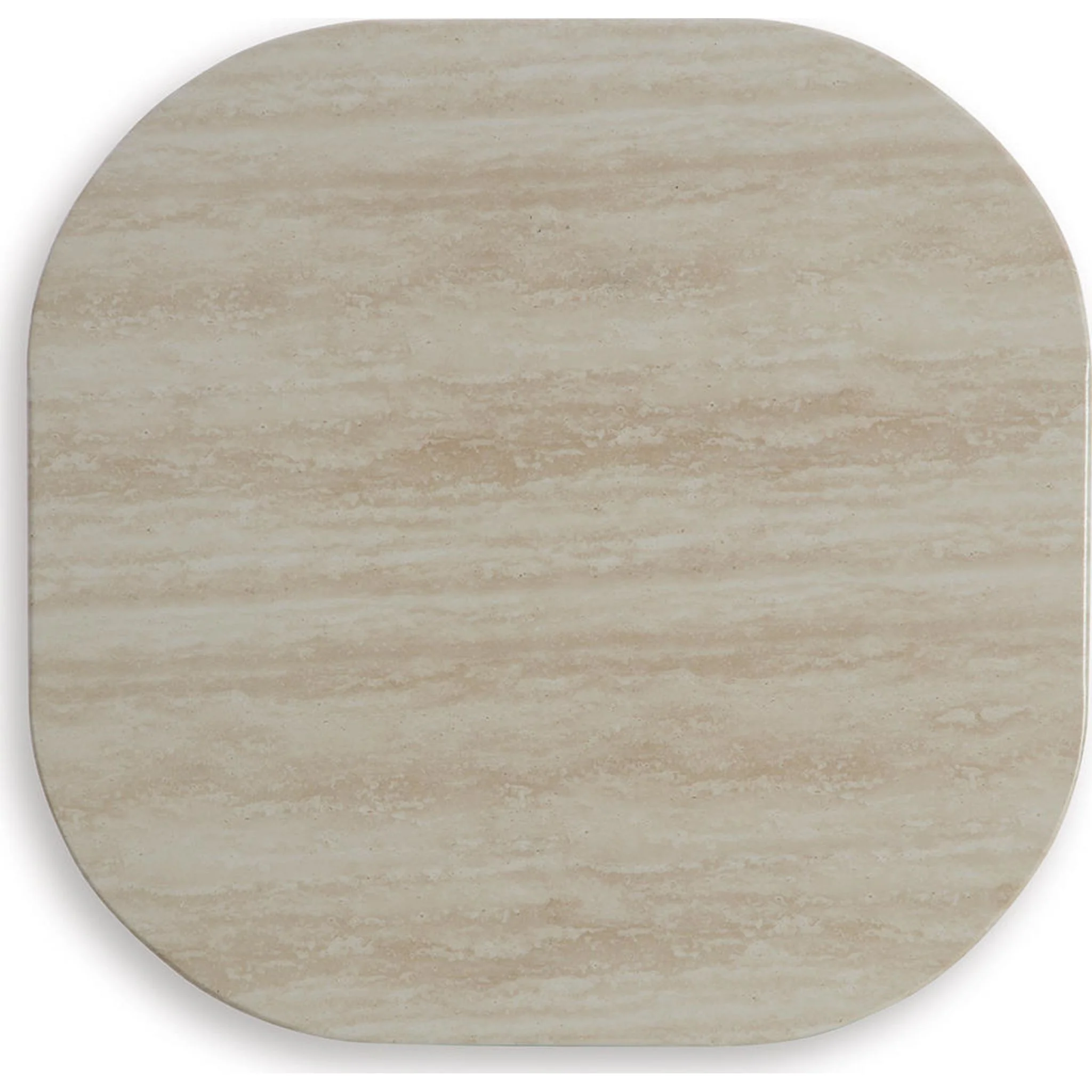 Kimora Outdoor End Table - Beige/Dark Brown - Image 5