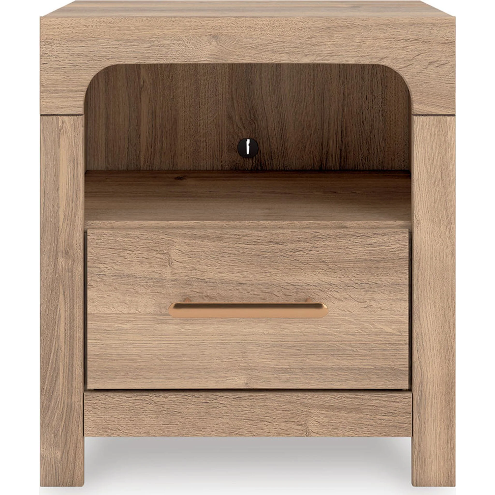 Kinlanni 6 Piece King Platform Bedroom - Tan - Image 21