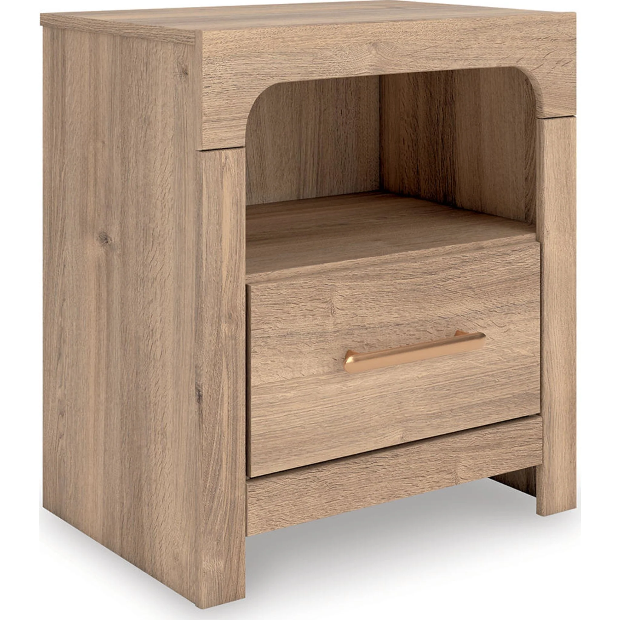 Kinlanni 6 Piece Queen Platform Bedroom - Tan - Image 19