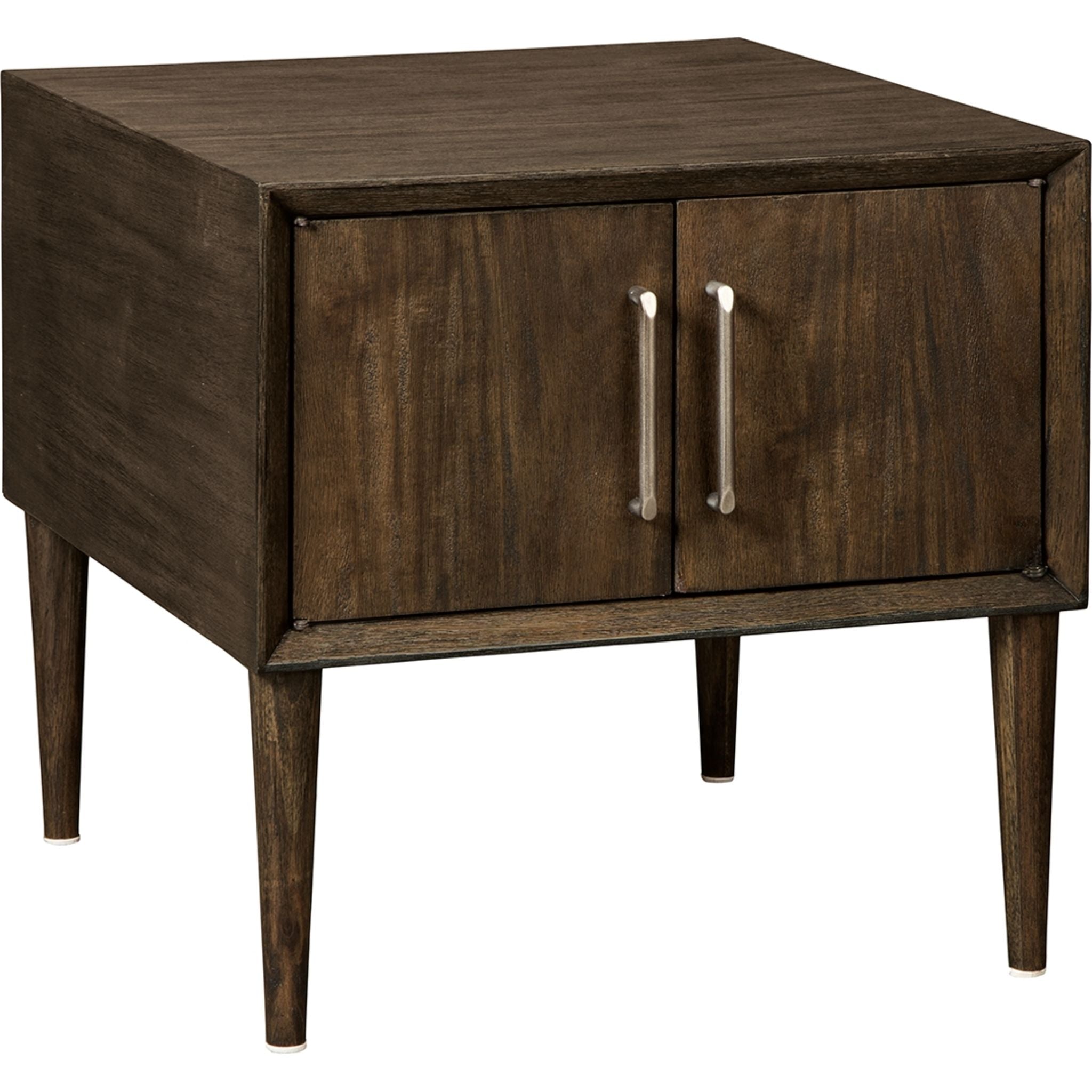 Kisper End Table - Dark Brown