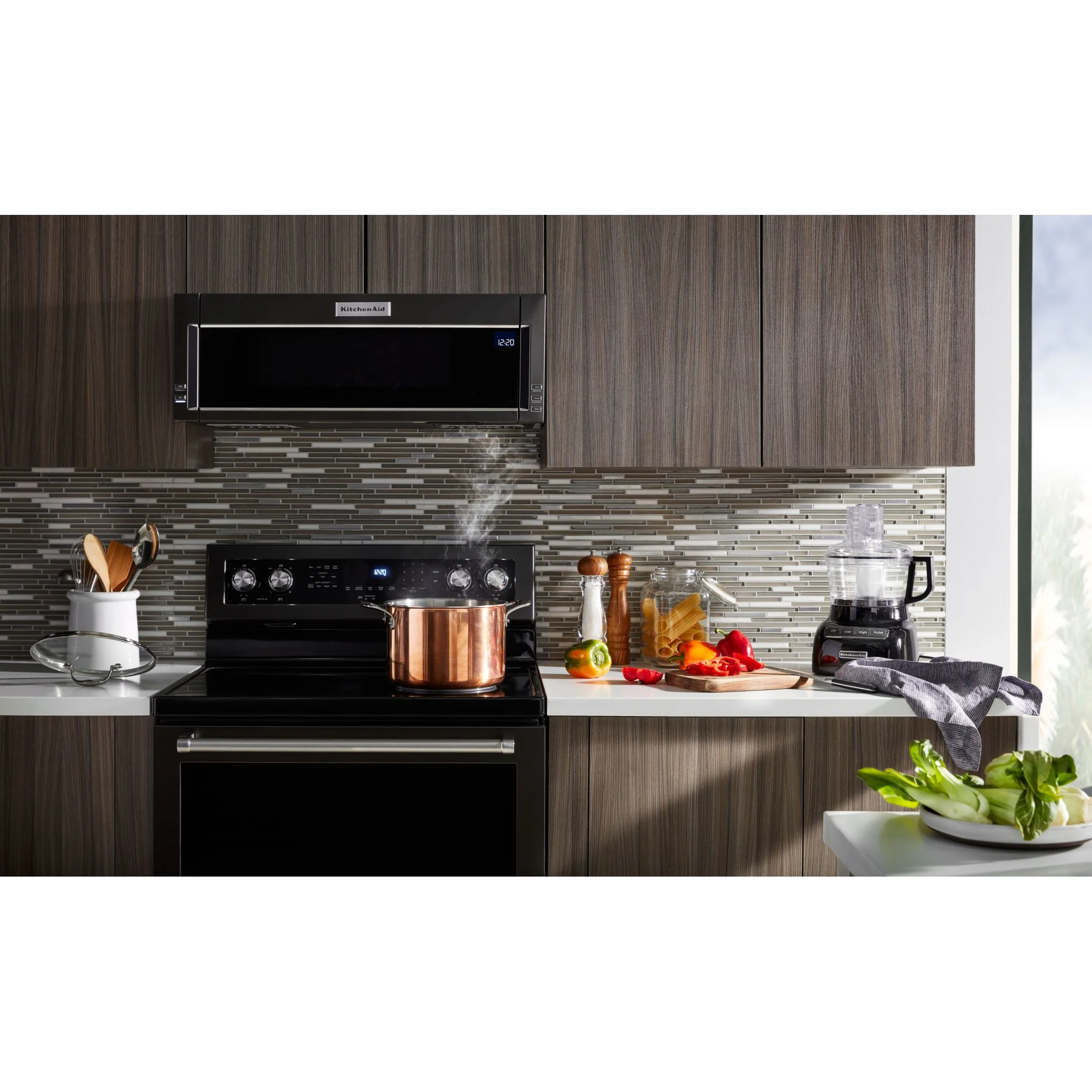KitchenAid 900-Watt Low Profile Microwave Hood Combination (YKMLS311HBS) - Image 3