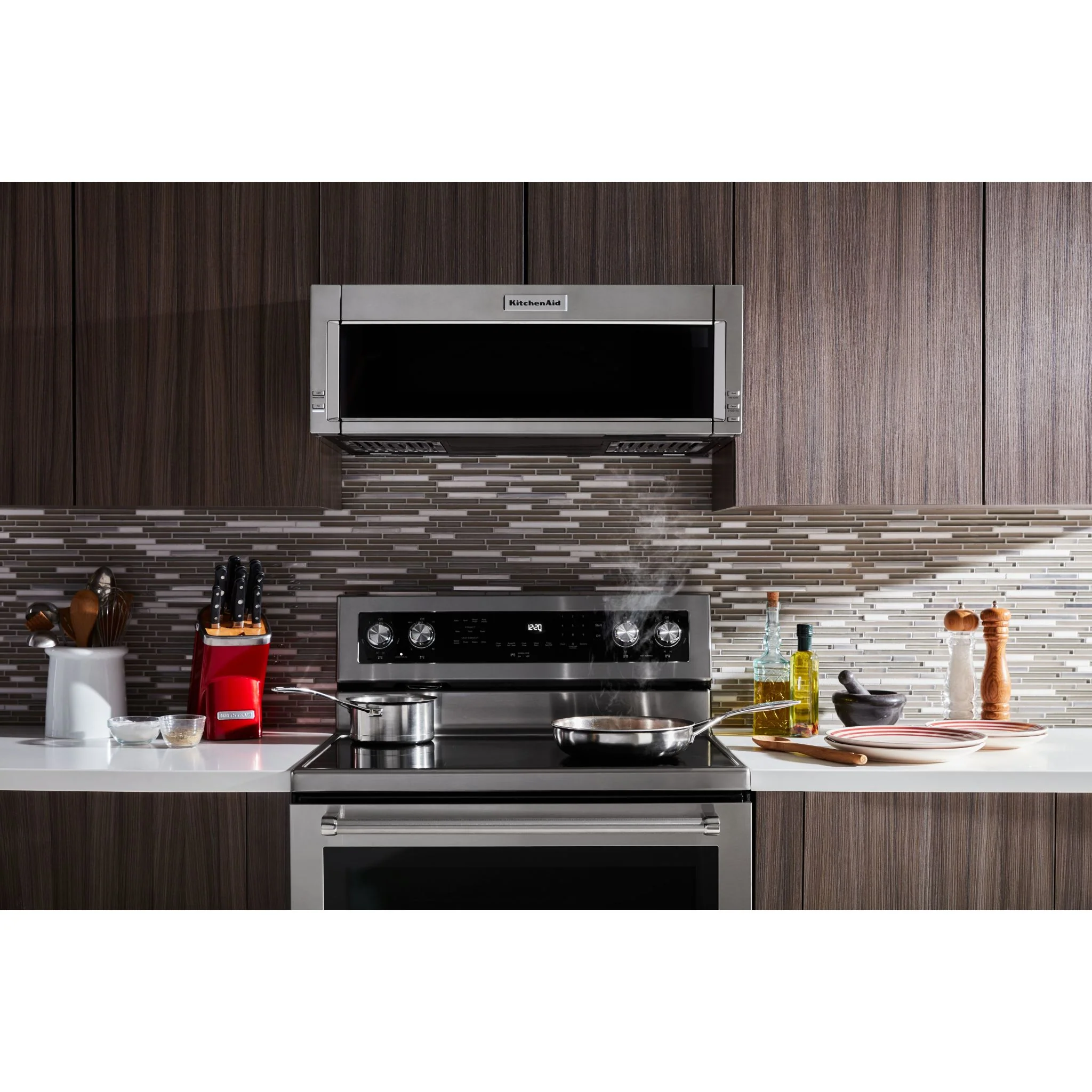 KitchenAid 900-Watt Low Profile Microwave Hood Combination (YKMLS311HSS) - Image 11