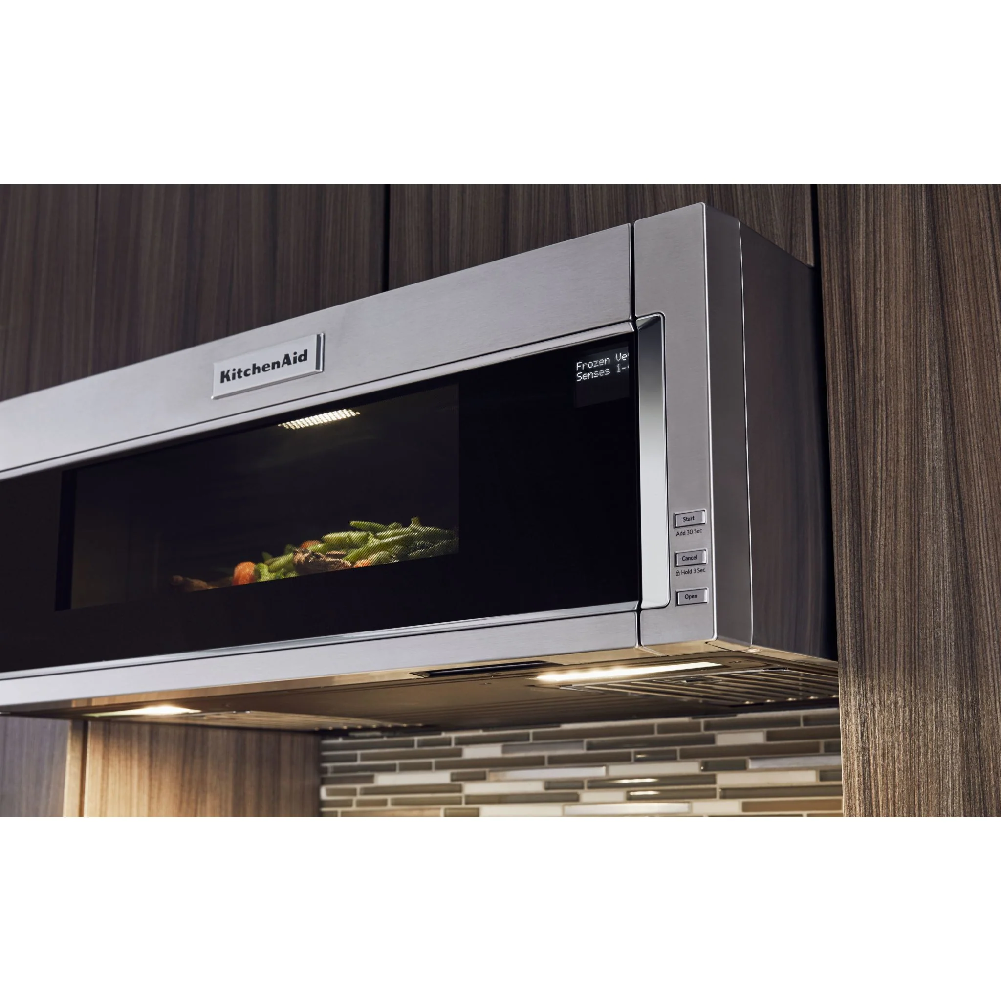 KitchenAid 900-Watt Low Profile Microwave Hood Combination (YKMLS311HSS) - Image 3