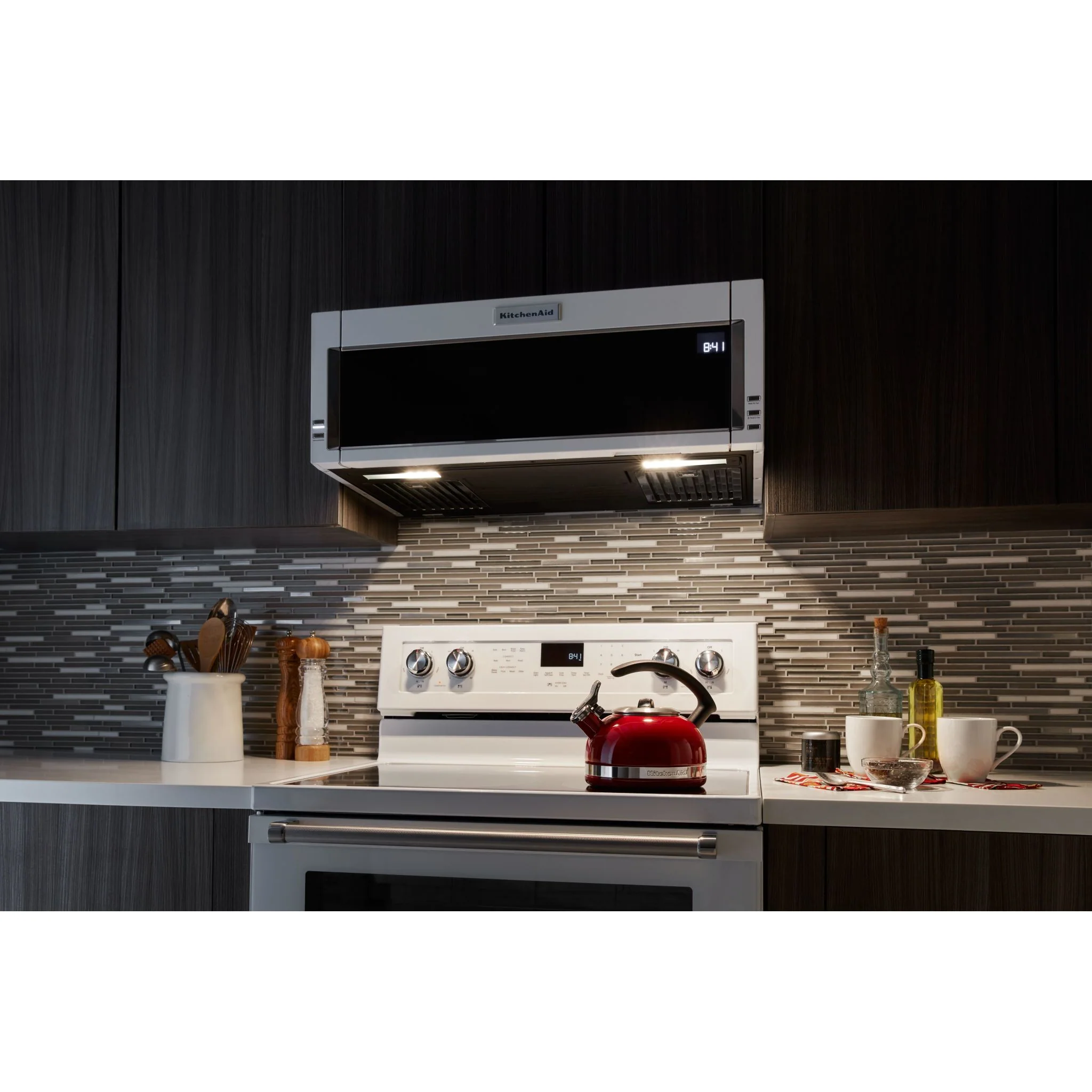 KitchenAid 900-Watt Low Profile Microwave Hood Combination (YKMLS311HWH) - Image 13