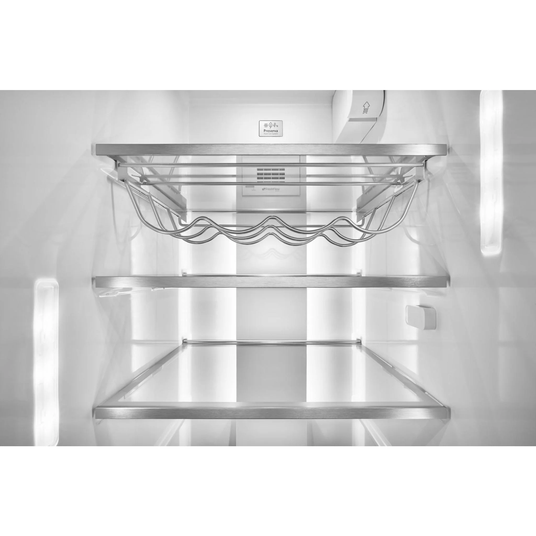 KitchenAid 24.8 cu.. ft. Side-by-Side Refrigerator with Exterior Ice and Water and PrintShield finish - Stainless Steel (KRSF705HPS) - Image 36
