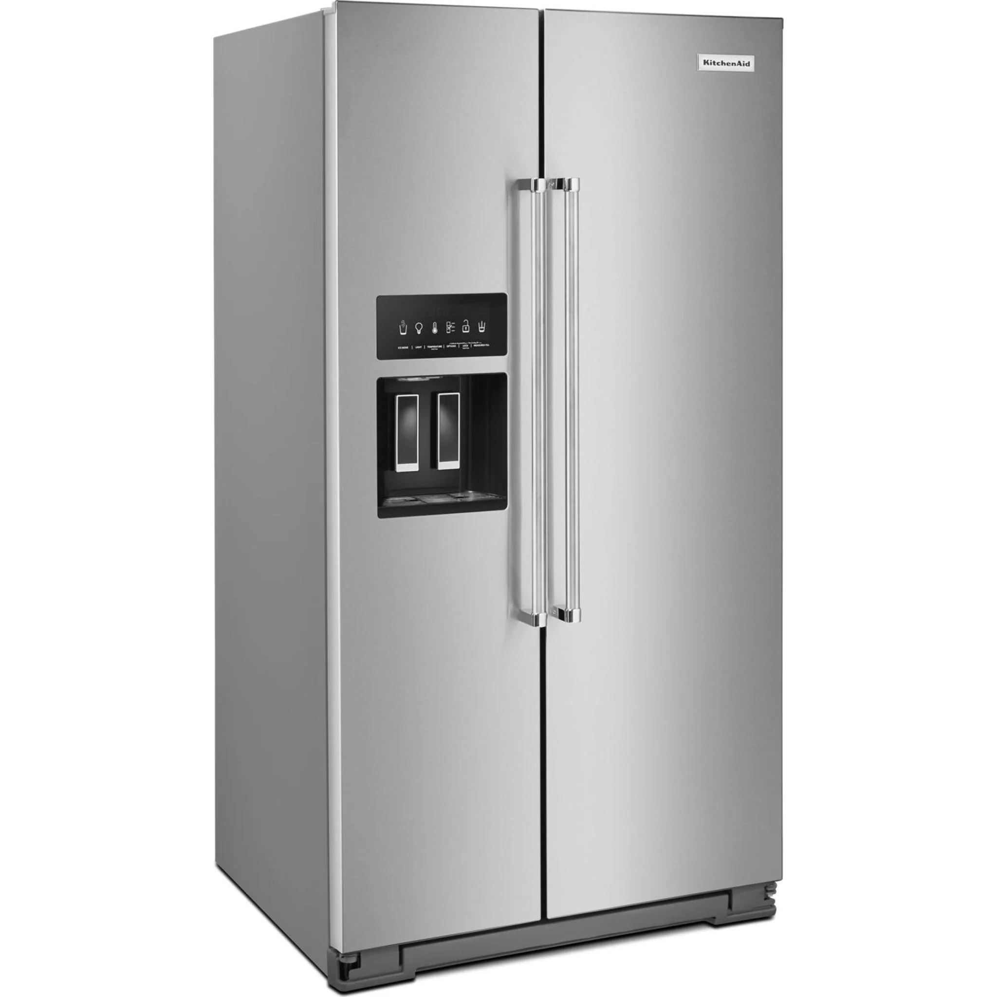 KitchenAid 24.8 cu.. ft. Side-by-Side Refrigerator with Exterior Ice and Water and PrintShield finish - Stainless Steel (KRSF705HPS) - Image 43