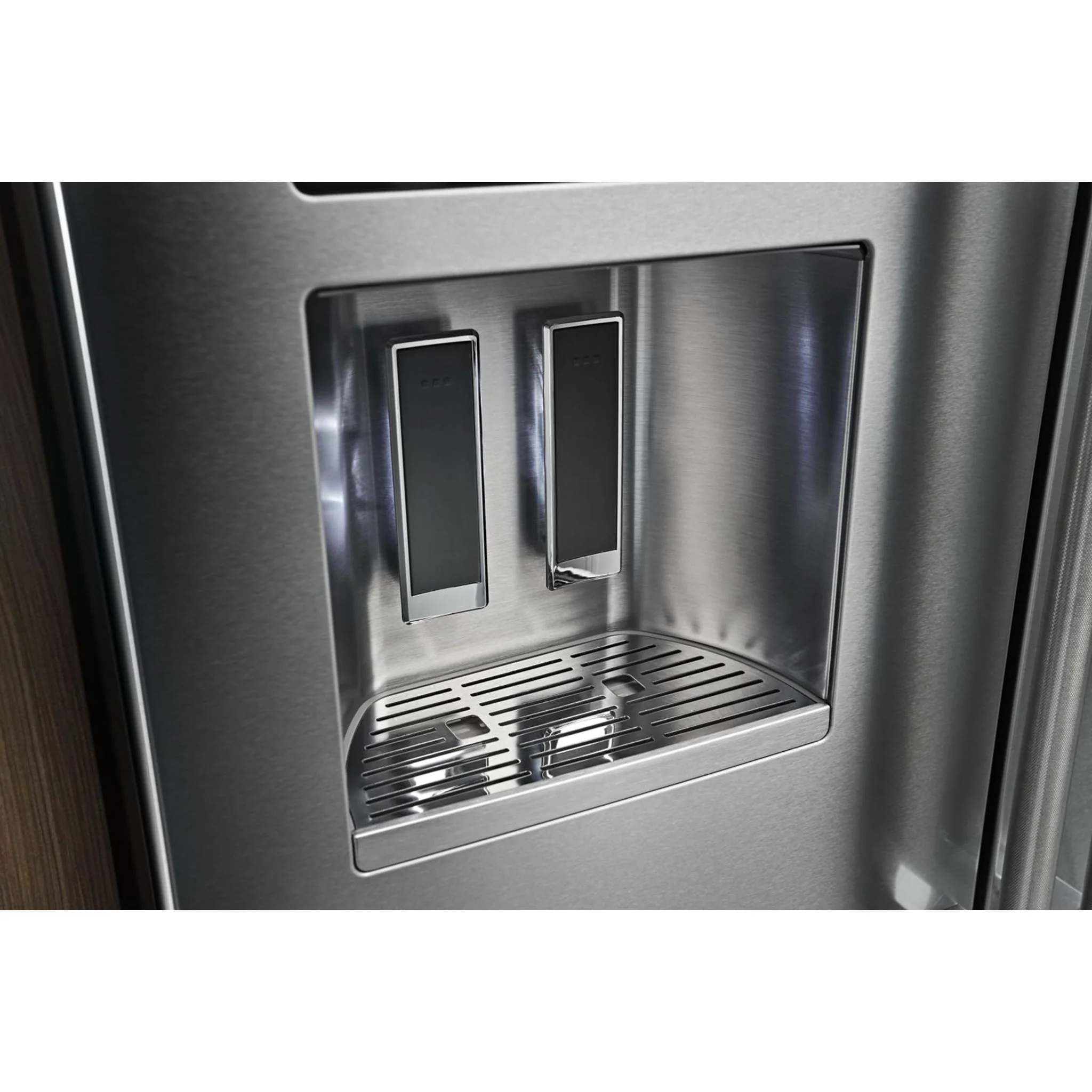 KitchenAid  26.8 cu. ft. 36" Width Standard Depth French Door Refrigerator with Exterior Ice and Water (KRFF507HPS) - Image 16