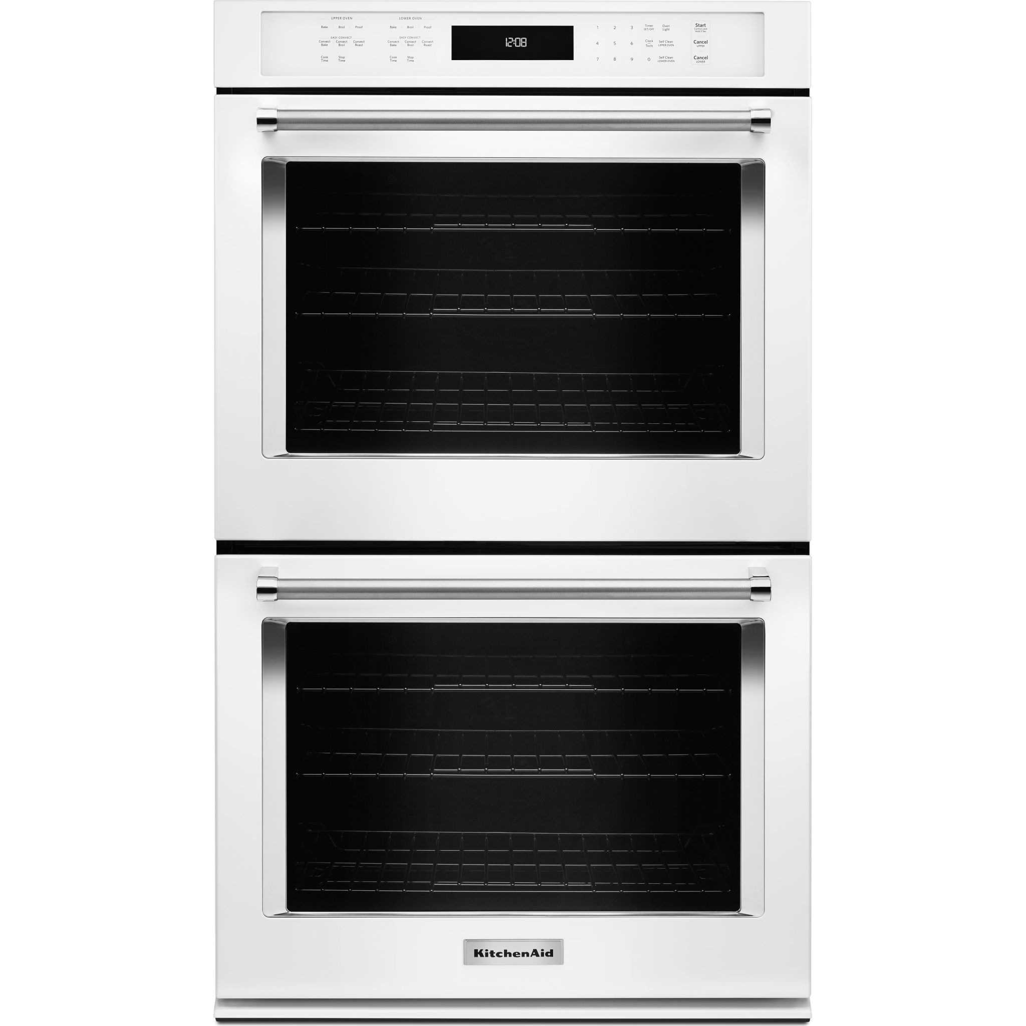 KitchenAid 27" Double Wall Oven with Even-Heat True Convection (KODE507EWH)