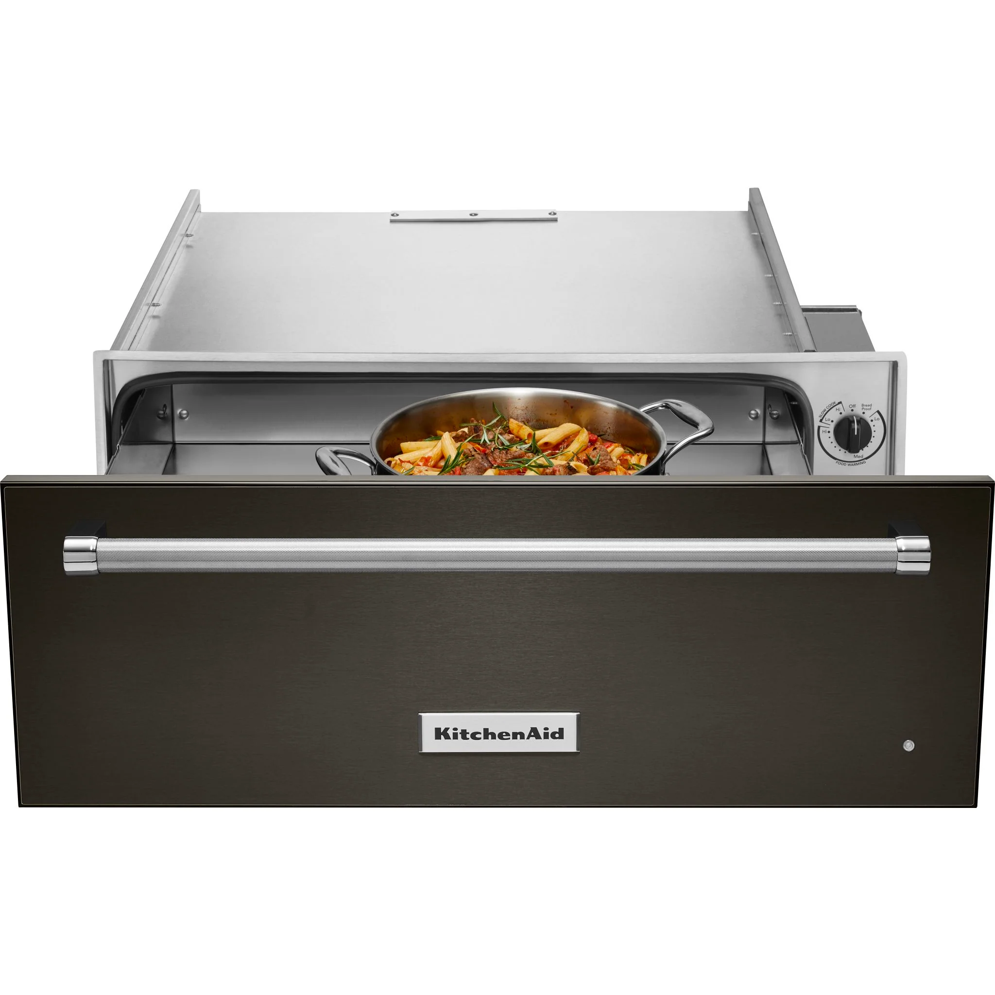 KitchenAid 27'' Slow Cook Warming Drawer with PrintShield Finish - Black Stainless (KOWT107EBS) - Image 5