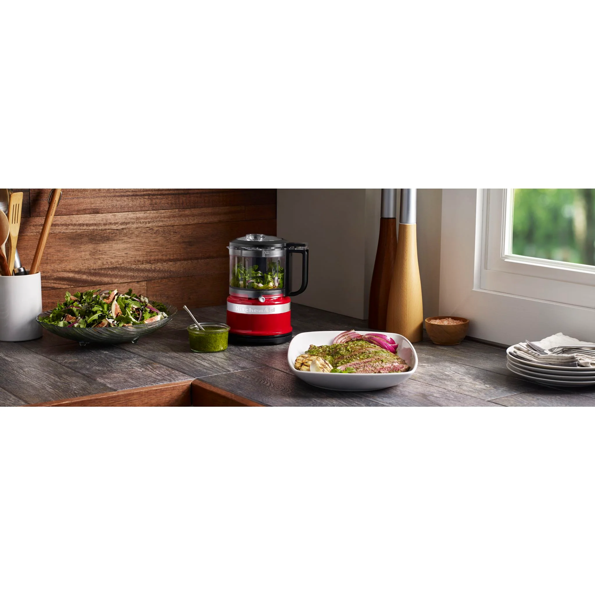 KitchenAid 3.5 Cup Food Chopper (KFC3516ER) - Empire Red - Image 4