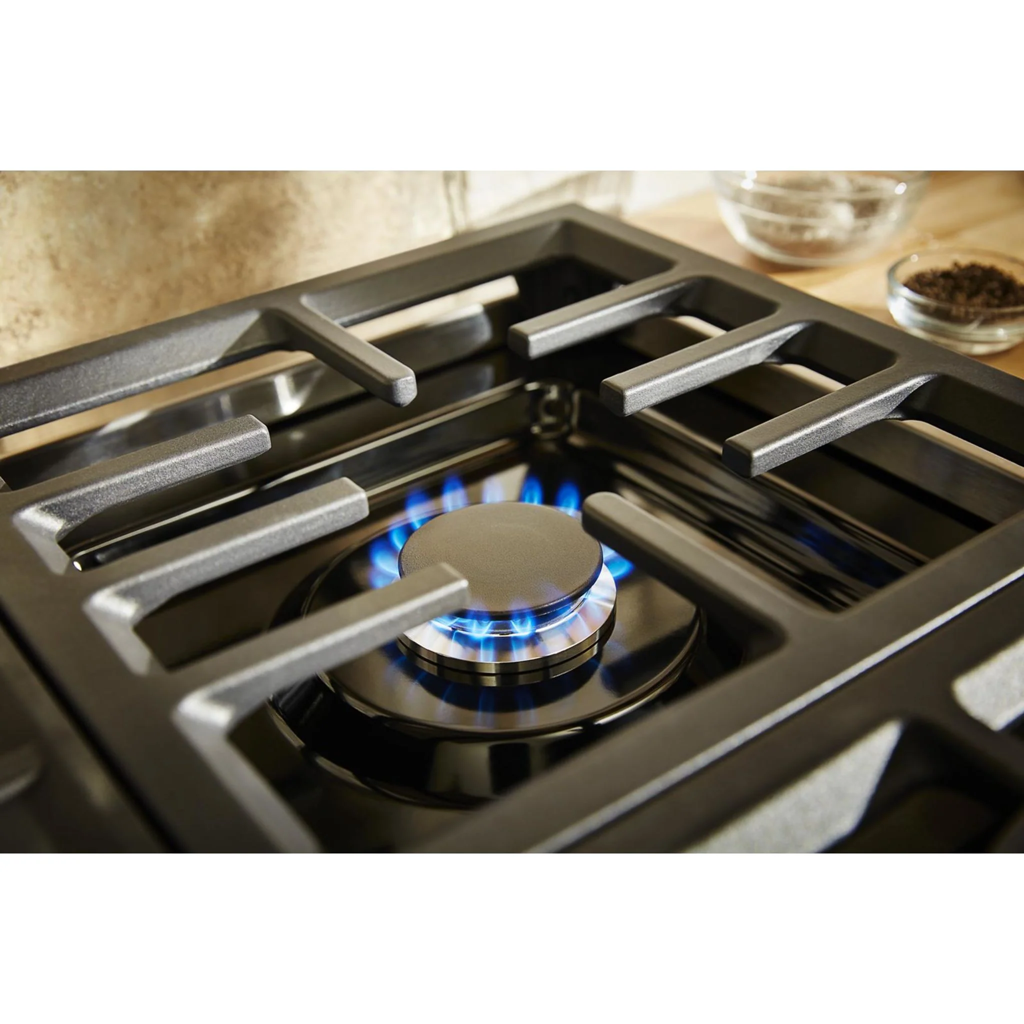KitchenAid 30'' 4-Burner Commercial-Style Gas Rangetop -Stainless Steel (KCGC500JSS) - Image 12