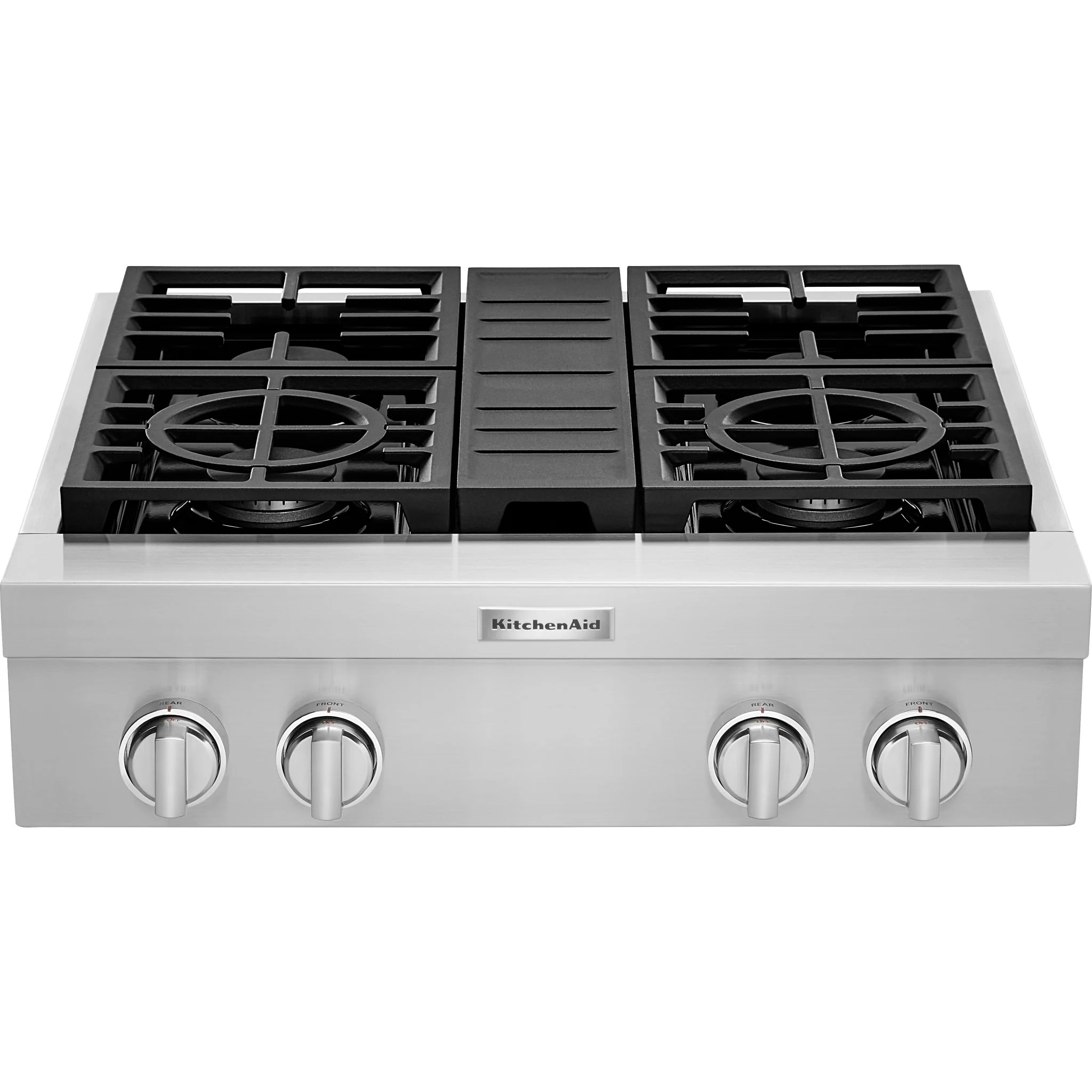 KitchenAid 30'' 4-Burner Commercial-Style Gas Rangetop -Stainless Steel (KCGC500JSS) - Image 22