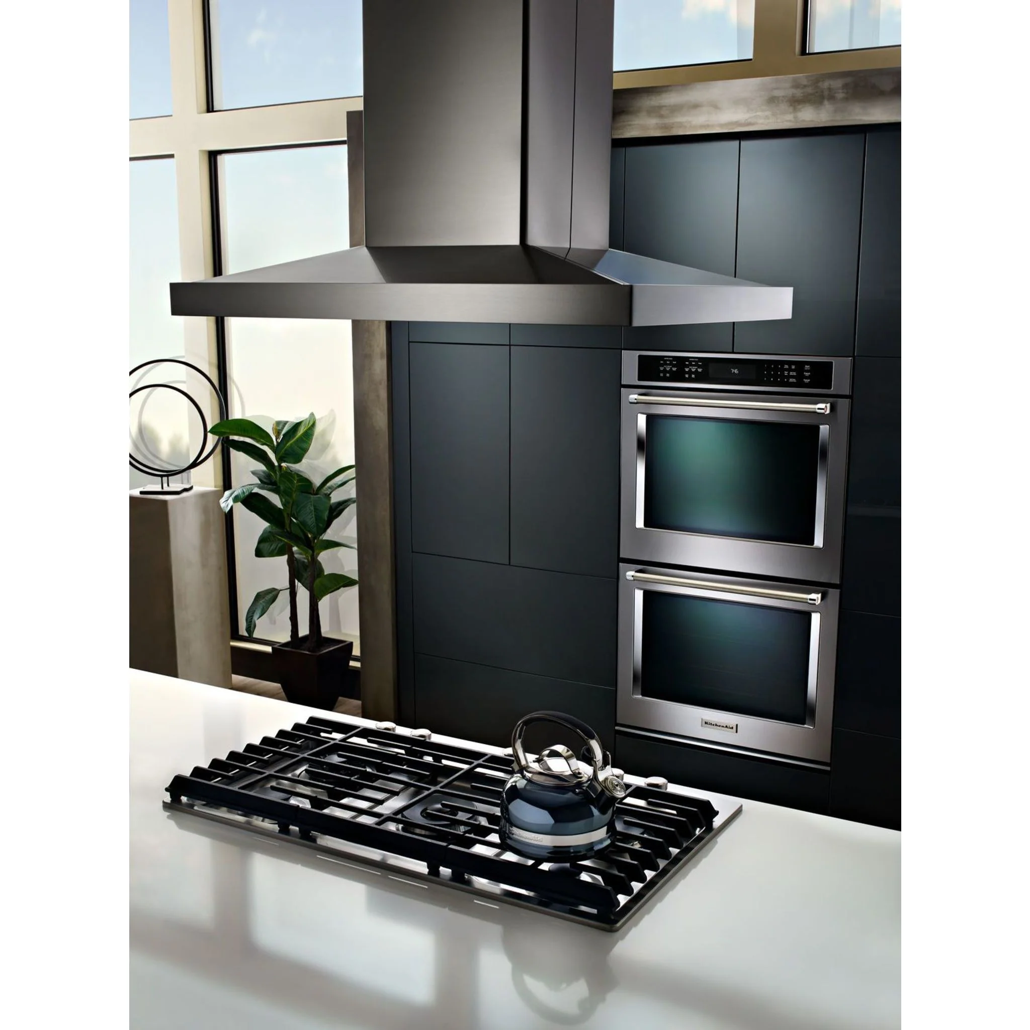 KitchenAid 30" 5-Burner Gas Cooktop with Griddle -Stainless Steel (KCGS950ESS) - Image 14