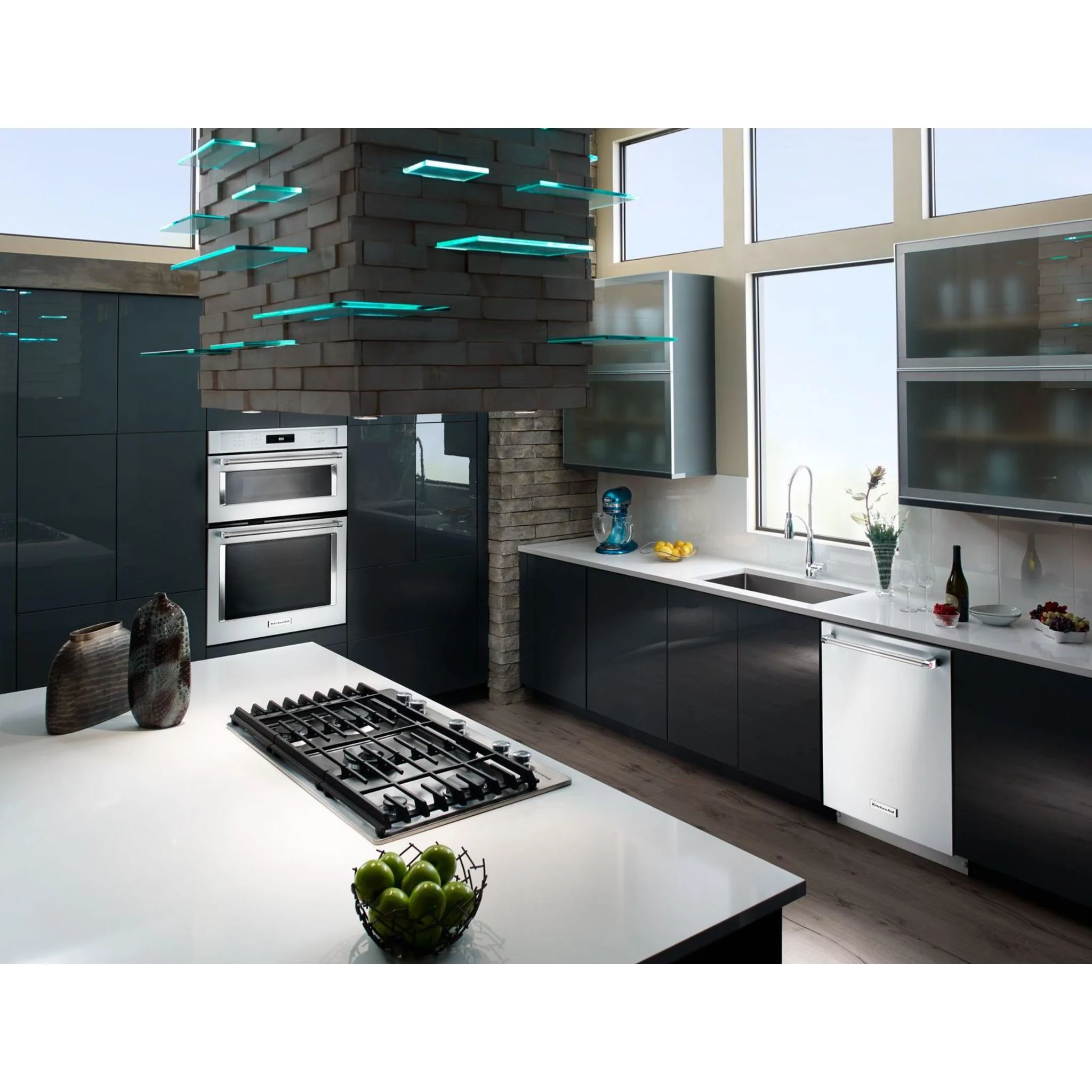 KitchenAid 30" 5-Burner Gas Cooktop with Griddle -Stainless Steel (KCGS950ESS) - Image 18