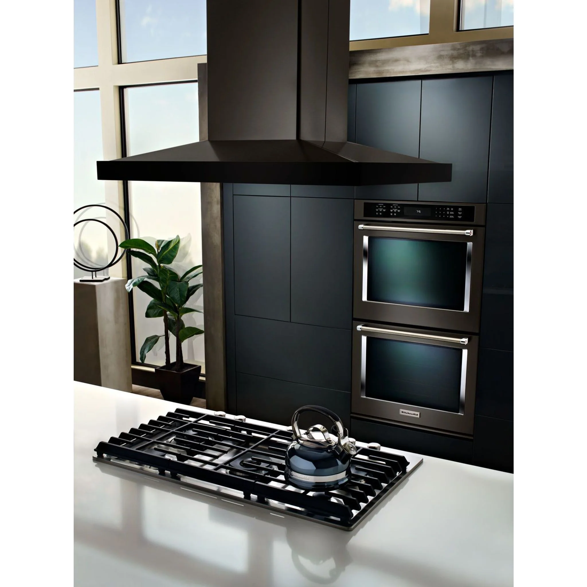 KitchenAid 30" 5-Burner Gas Cooktop with Griddle -Stainless Steel (KCGS950ESS) - Image 9