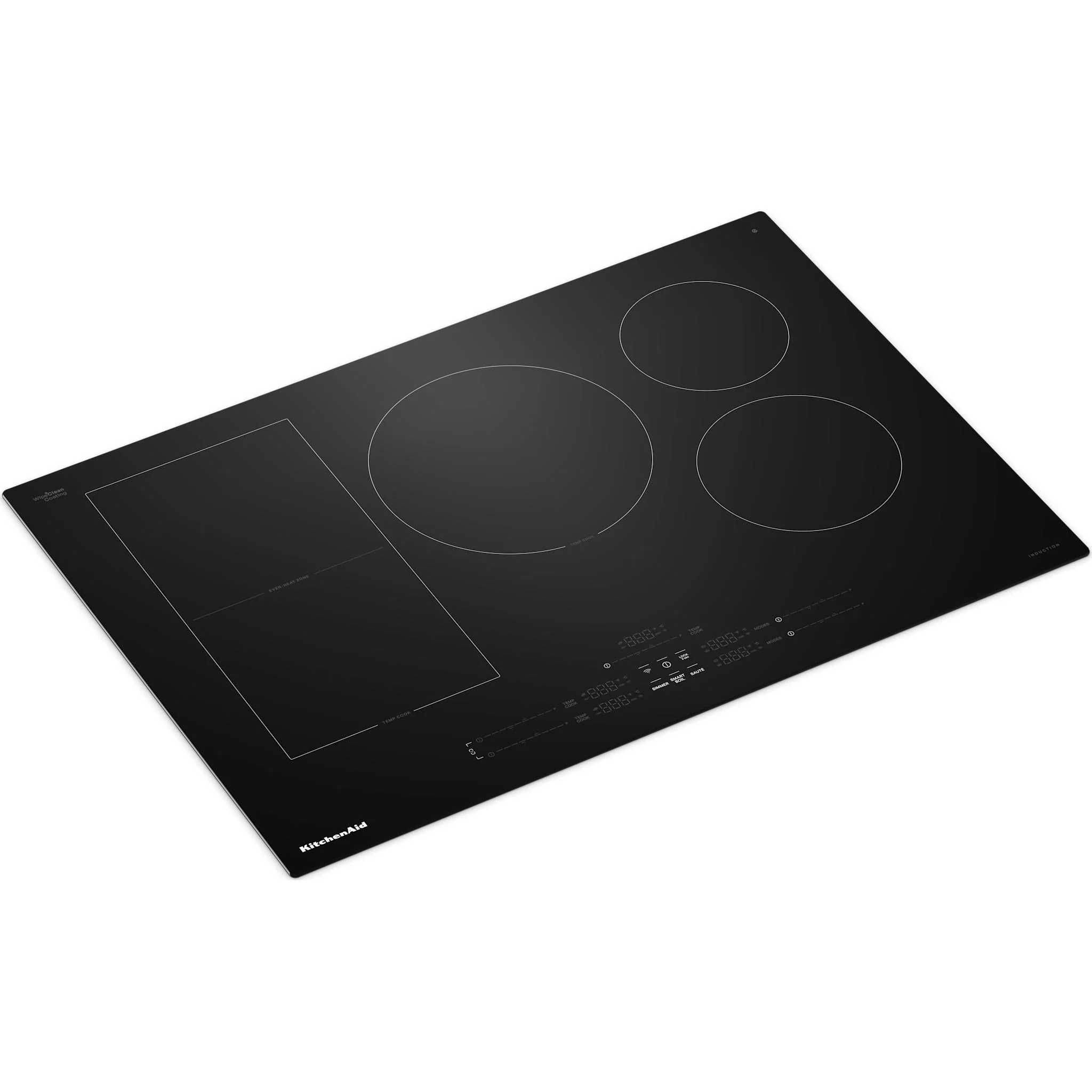 KitchenAid 30" Temp CookInduction Cooktop with 5 Cooking Zones -Black (KCIT730SBL) - Image 2