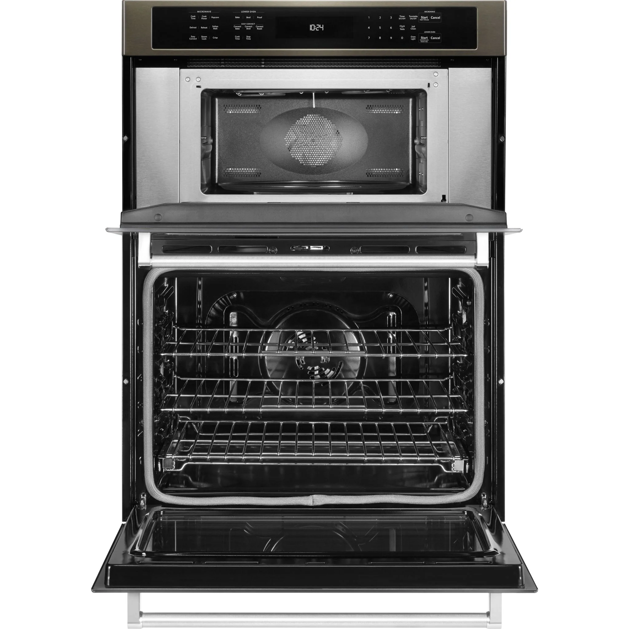 KitchenAid 30" Combination Wall Oven with Even-Heat True Convection (Lower Oven) (KOCE500EBS) - Image 12